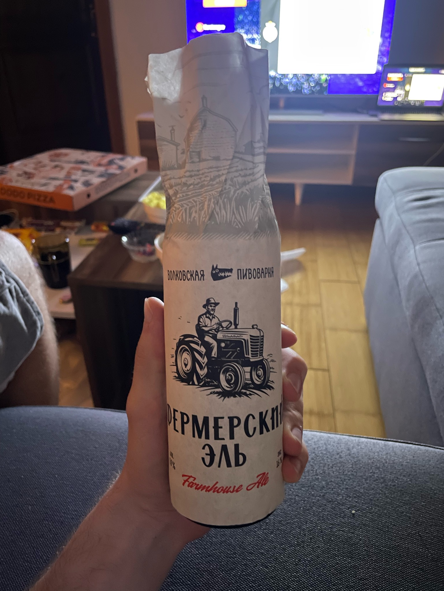 Fermerskyi Ale/ Фермерский Эль, Volkovskaya Pivovarnya / Wolf's Brewery / Волковская Пивоварня