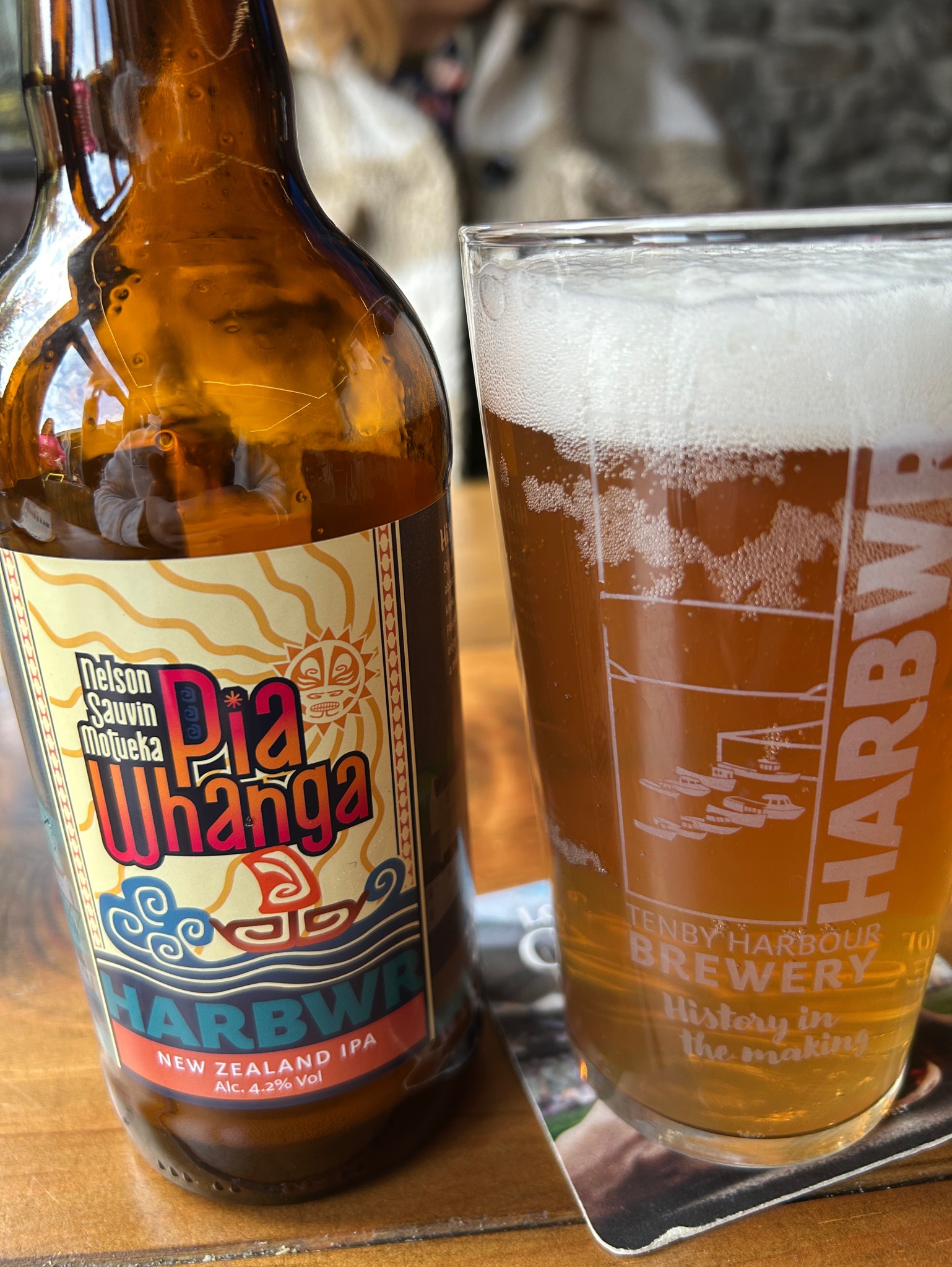 Pia Whanga, Harbwr Brewery Tenby Ltd
