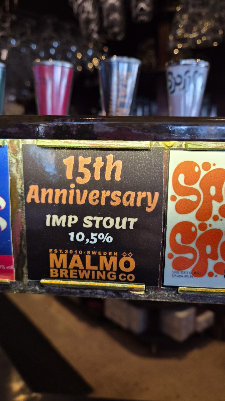 15th anniversary imp stout, Malmö Brewing Co