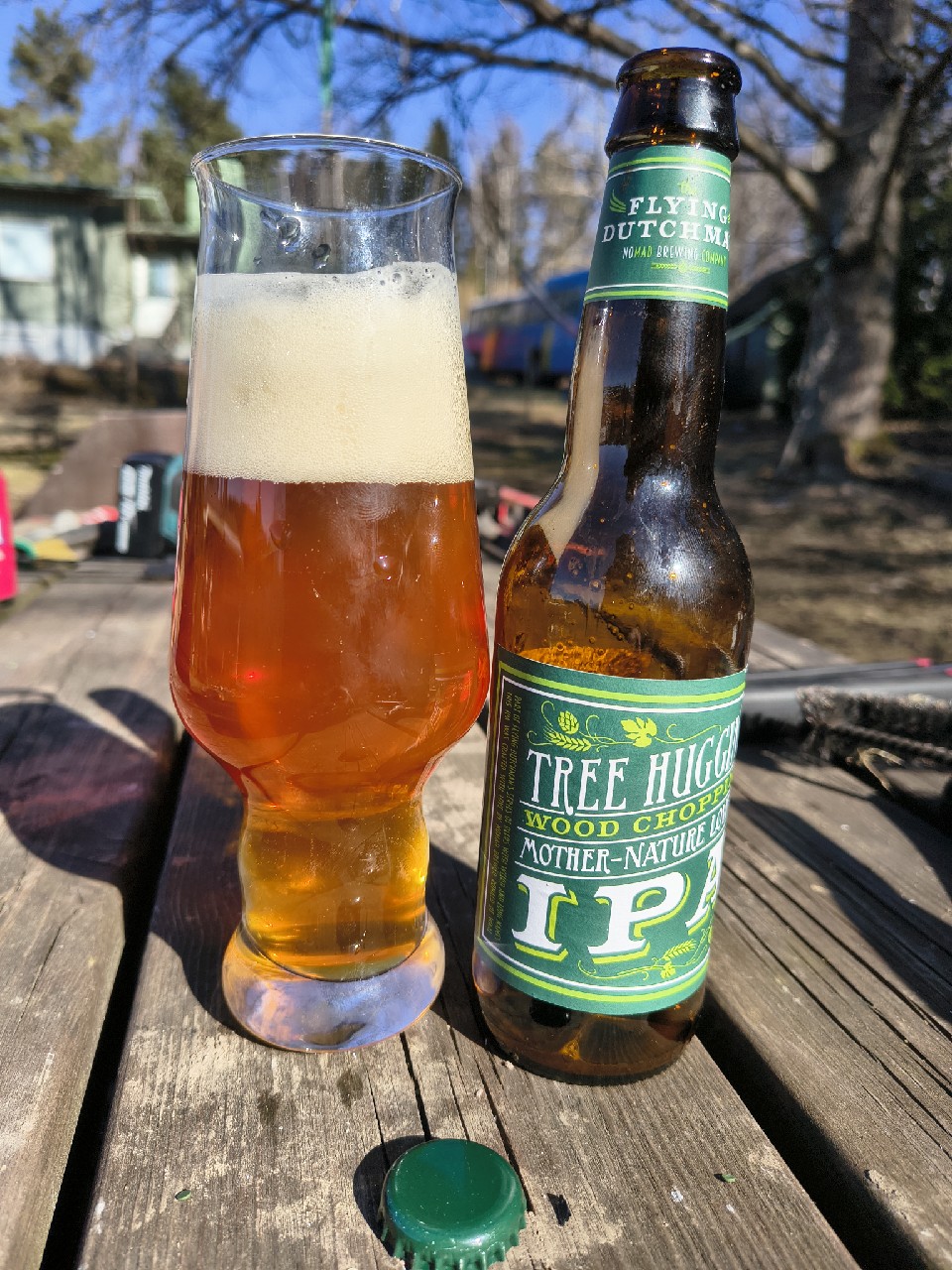 Tree Hugging Wood Chopping Mother-Nature Loving IPA, The Flying Dutchman Nomad Brewing Company