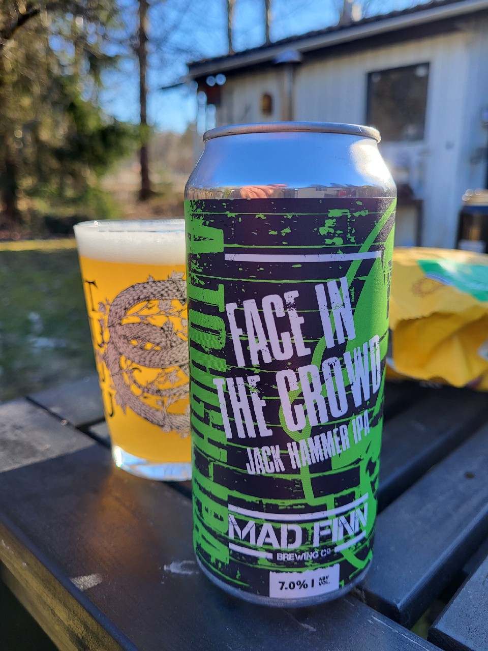 Face in the Crowd Jack Hammer IPA, Mad Finn Brewing Co