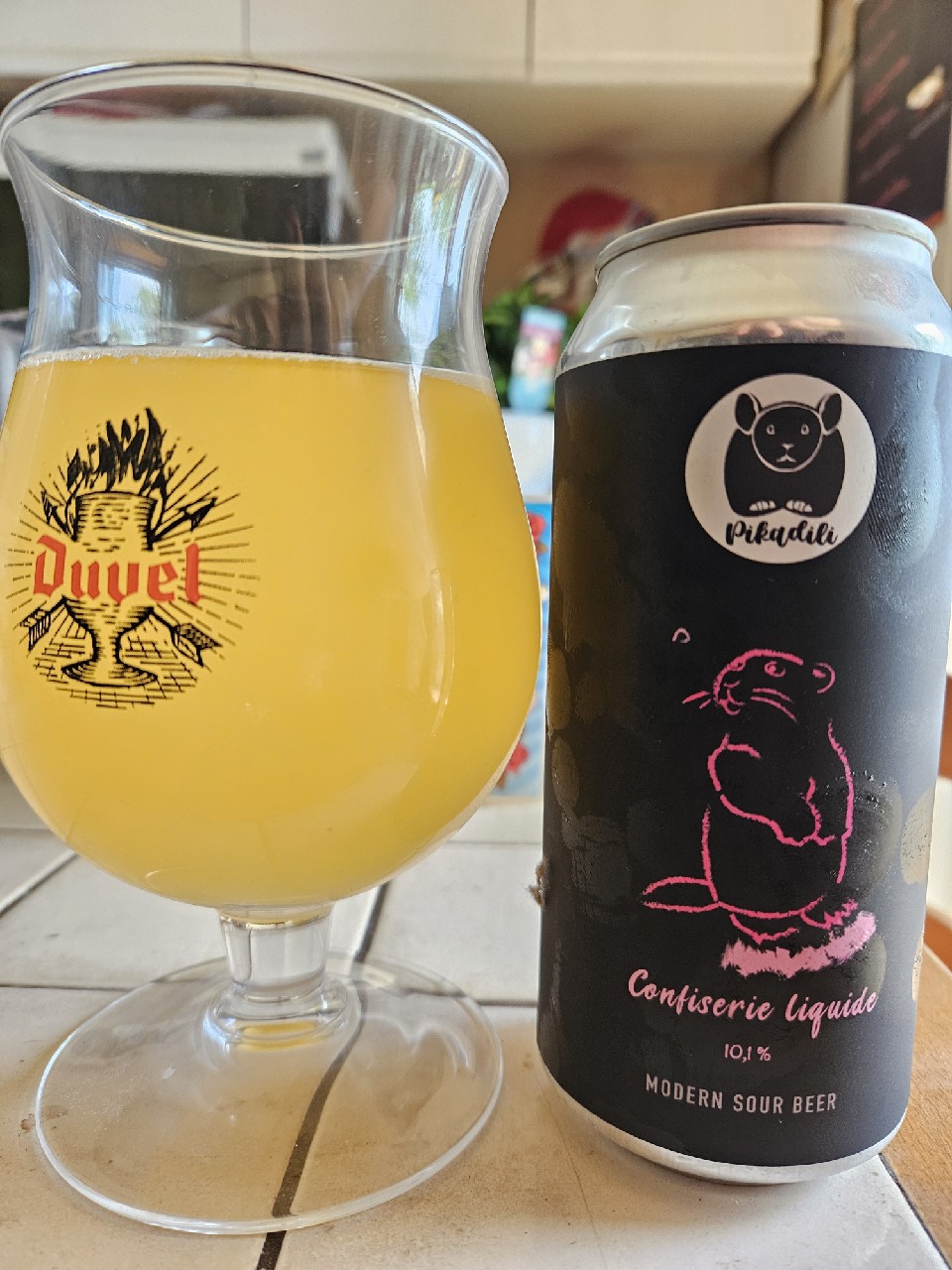 confiserie liquide, Brasserie Pikadili