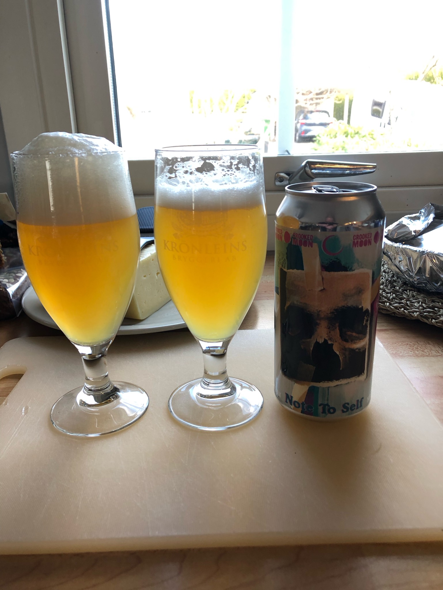 Note to self NEIPA, Crooked Moon Brewing