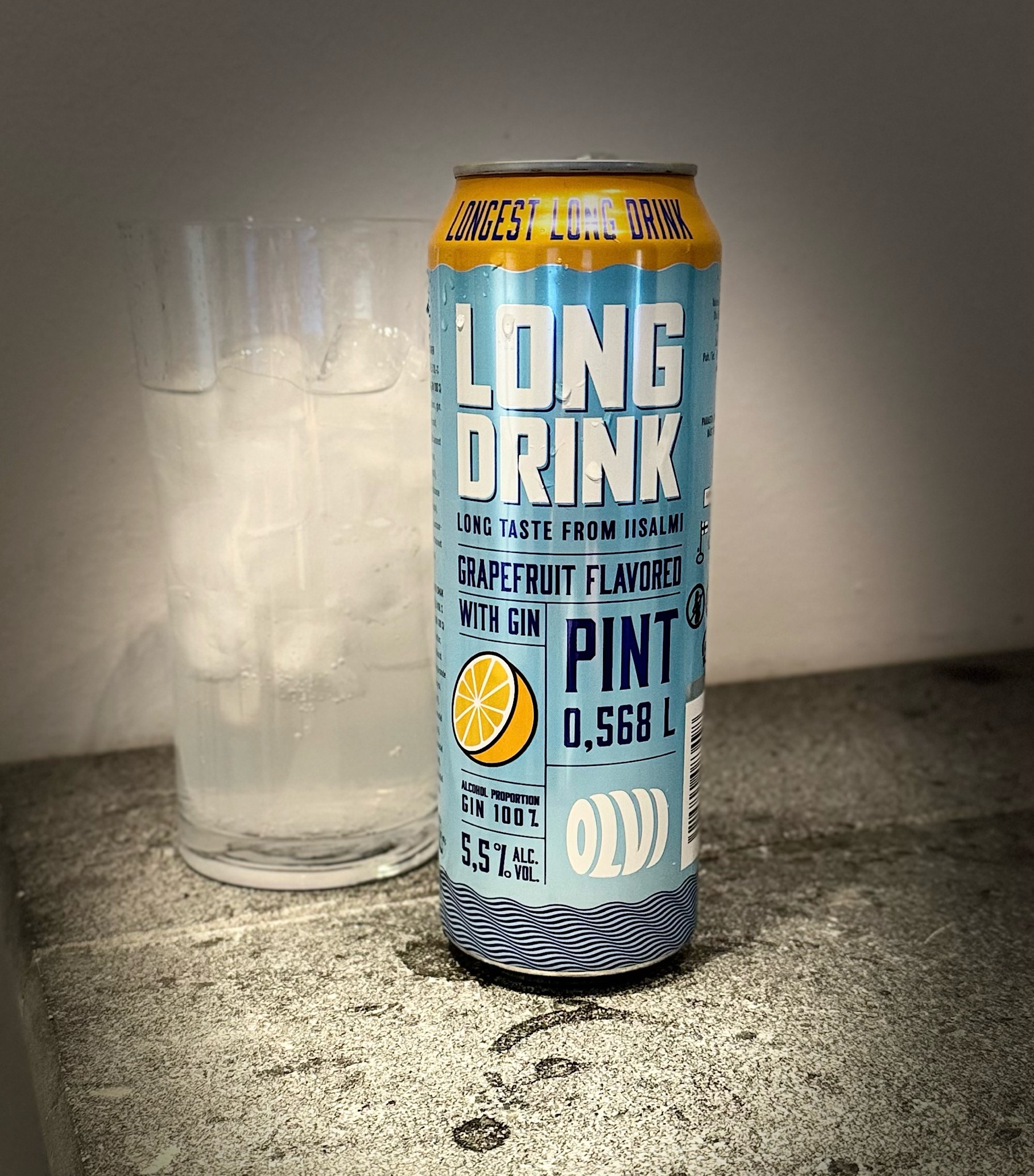 OLVI Long Drink Grapefruit, Finland