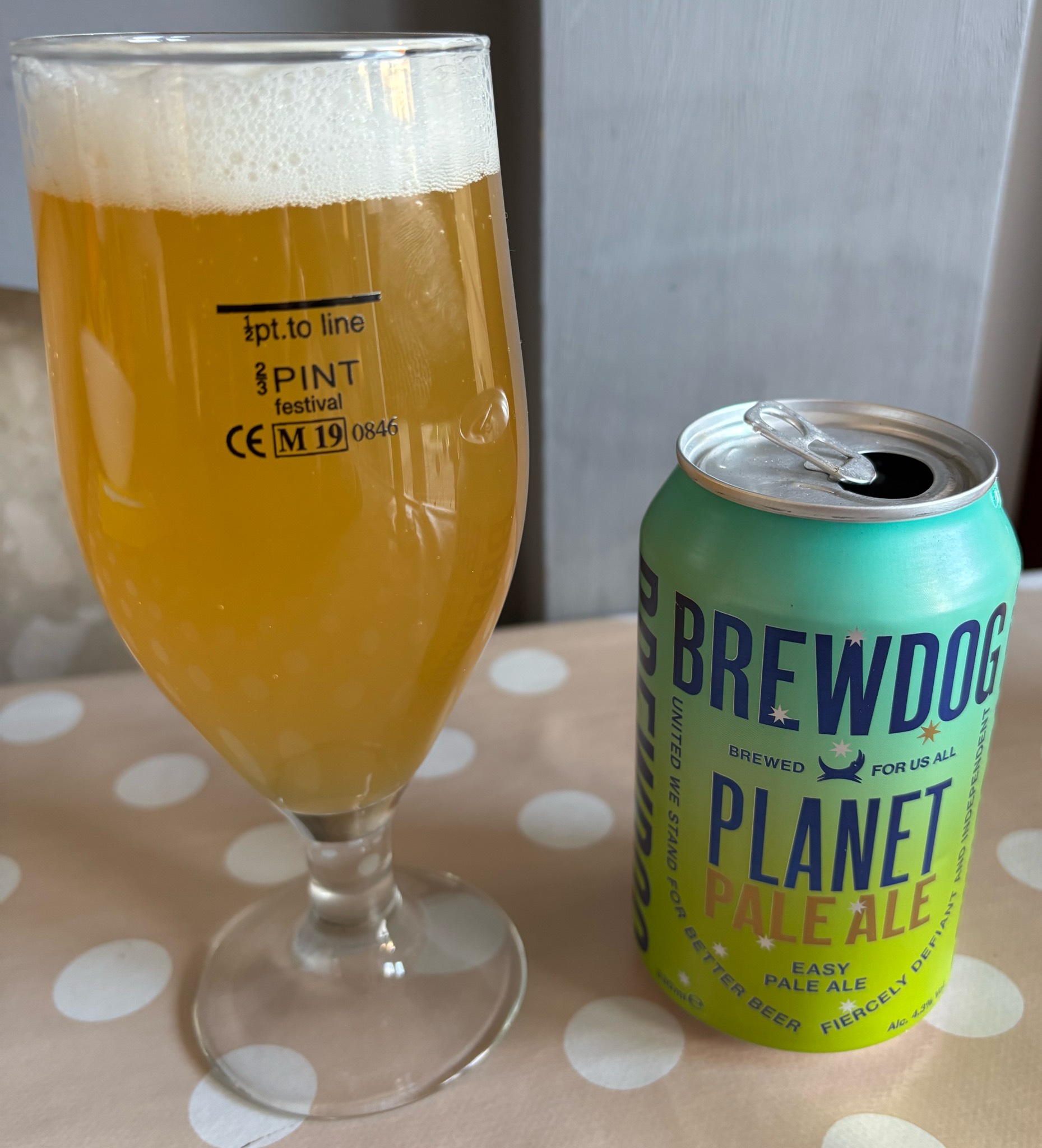 Planet Pale Ale, Scotland