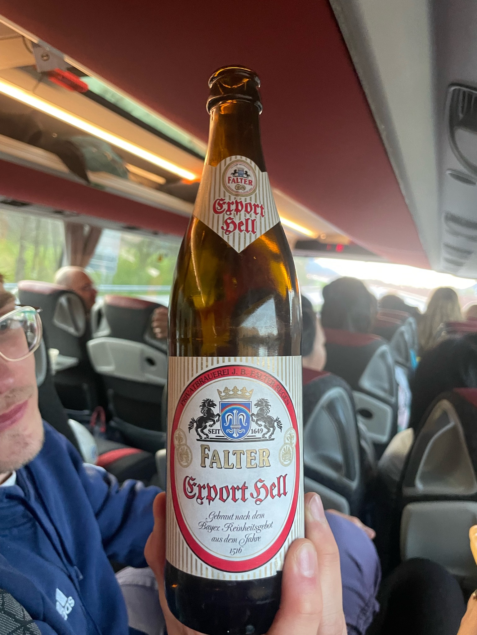 Falter Export Hell, Privatbrauerei J.B. Falter Regen KG
