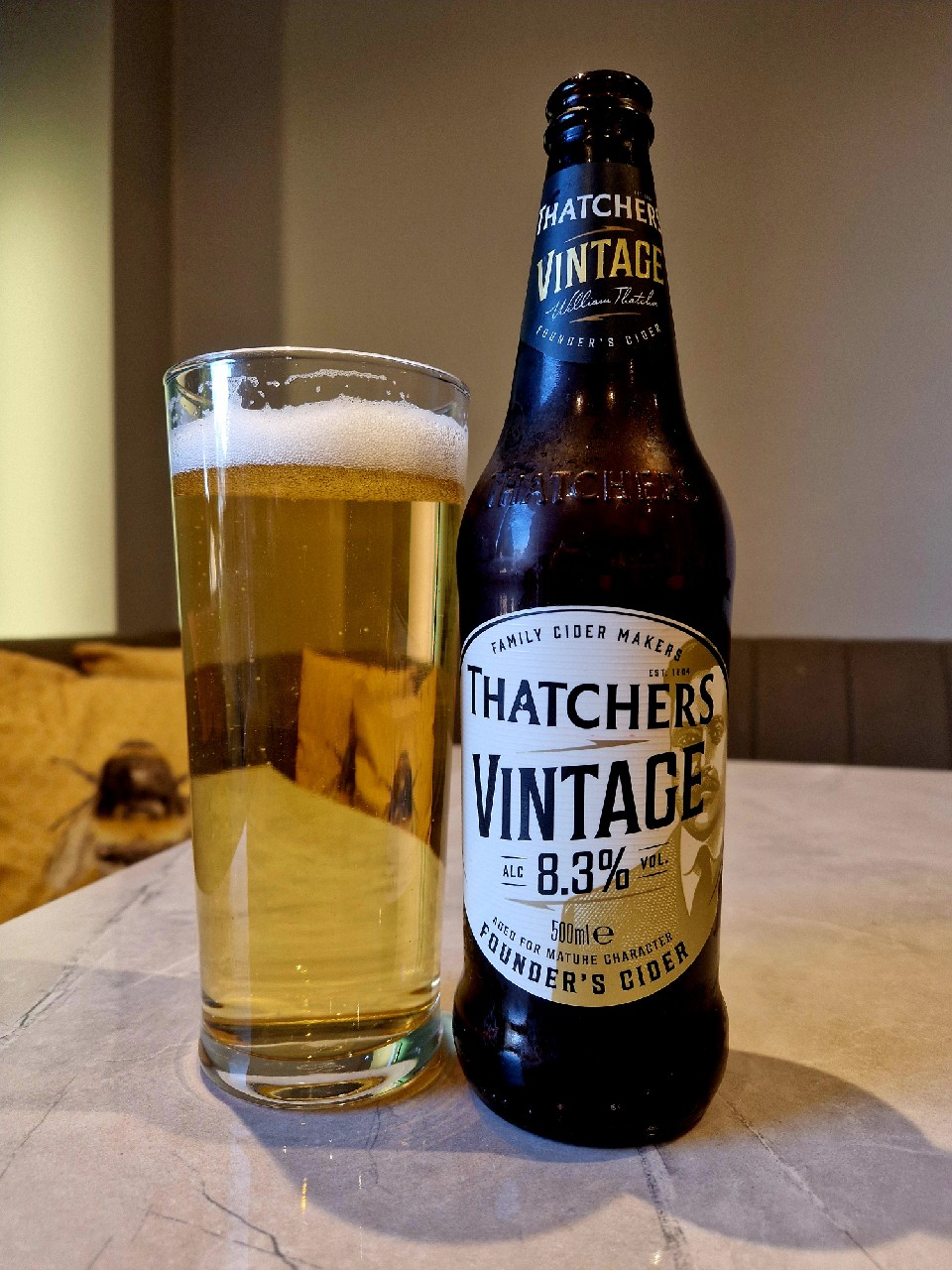 Vintage Founder's Cider, Thatchers Cider