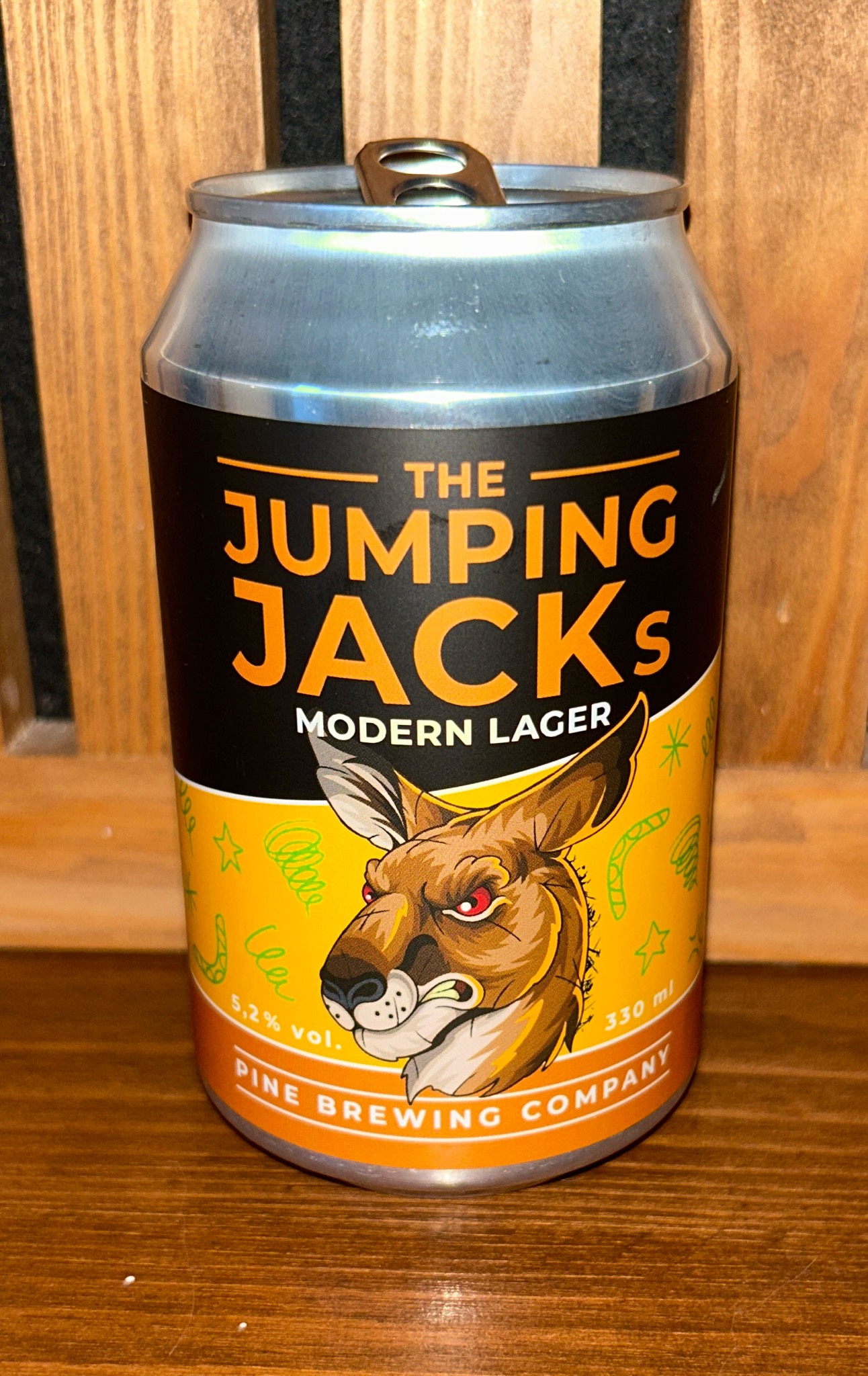 The Jumping Jack's Hoppy Lager, Pine Brewing Company