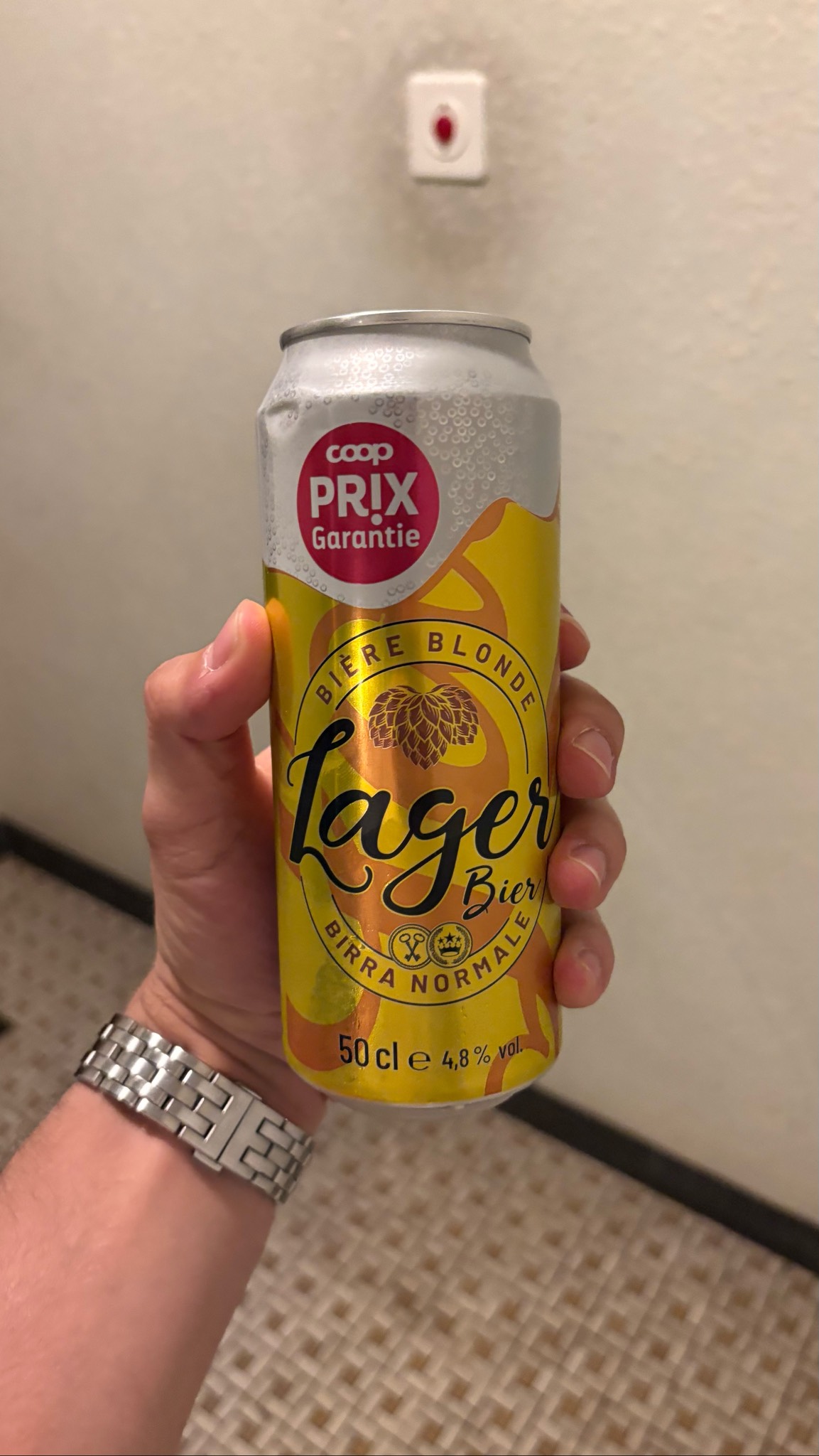 Coop Prix Garantie Lager Bier, Switzerland