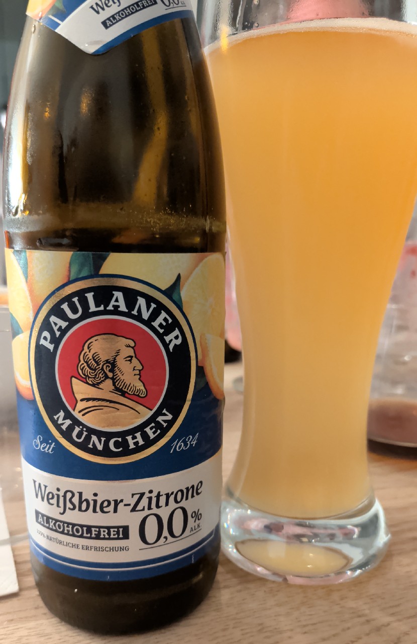 Paulaner Weißbier-Zitrone Alkoholfrei 0,0%, Germany