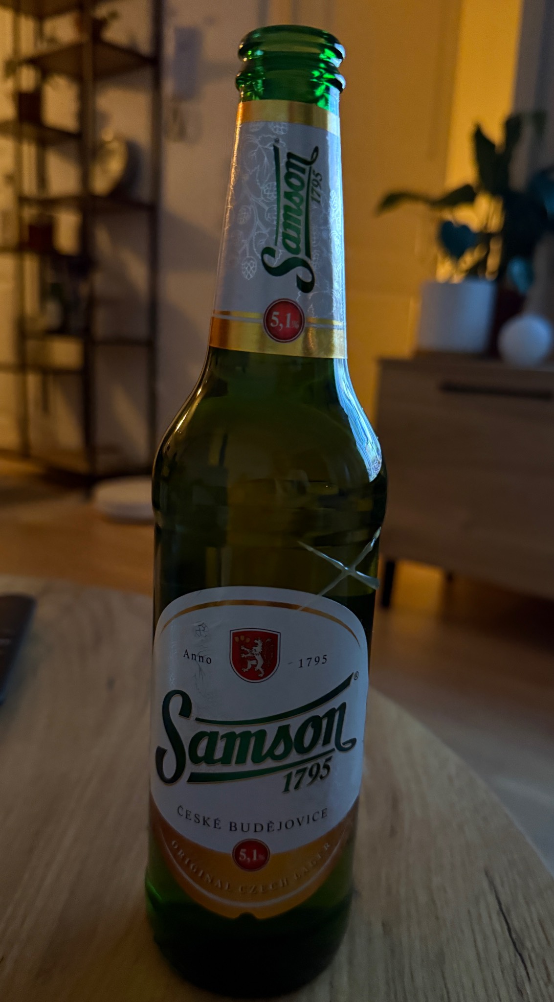 Samson Svetlý Ležák 12°, Pivovar Samson (A-B InBev)