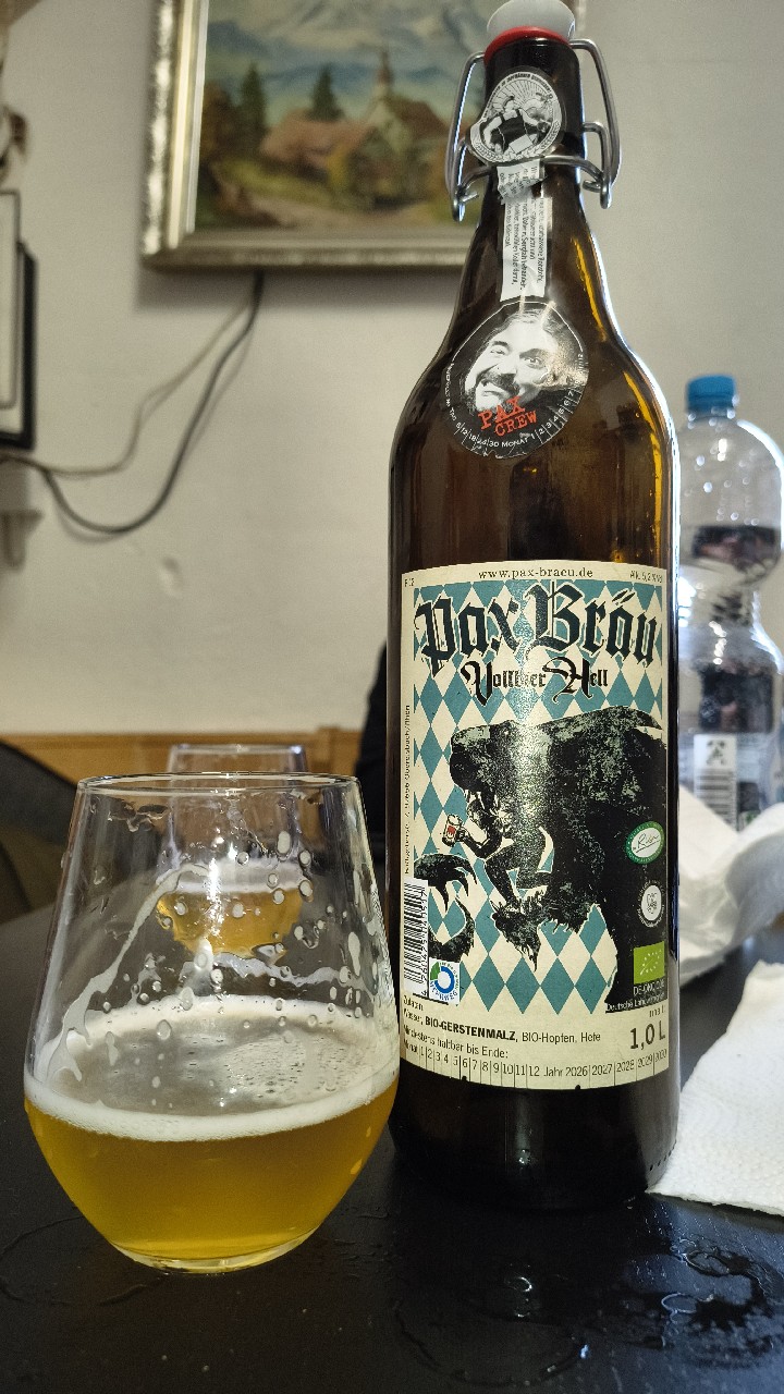 Pax Bräu Vollbier Hell, Pax Bräu
