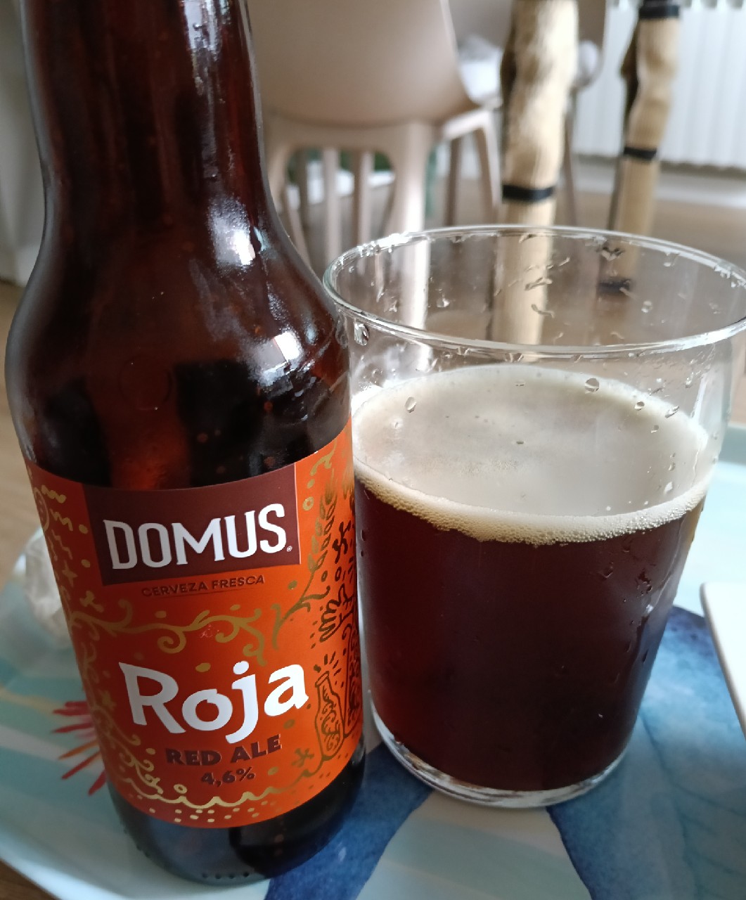 domus roja red ale cerveza fresca, Domus