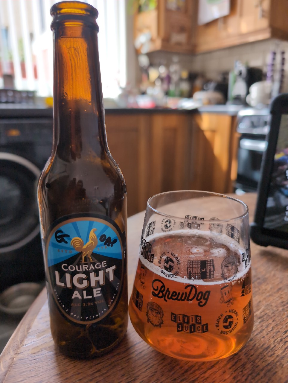 Courage Light Ale, Eagle Brewery (formerly Charles Wells)