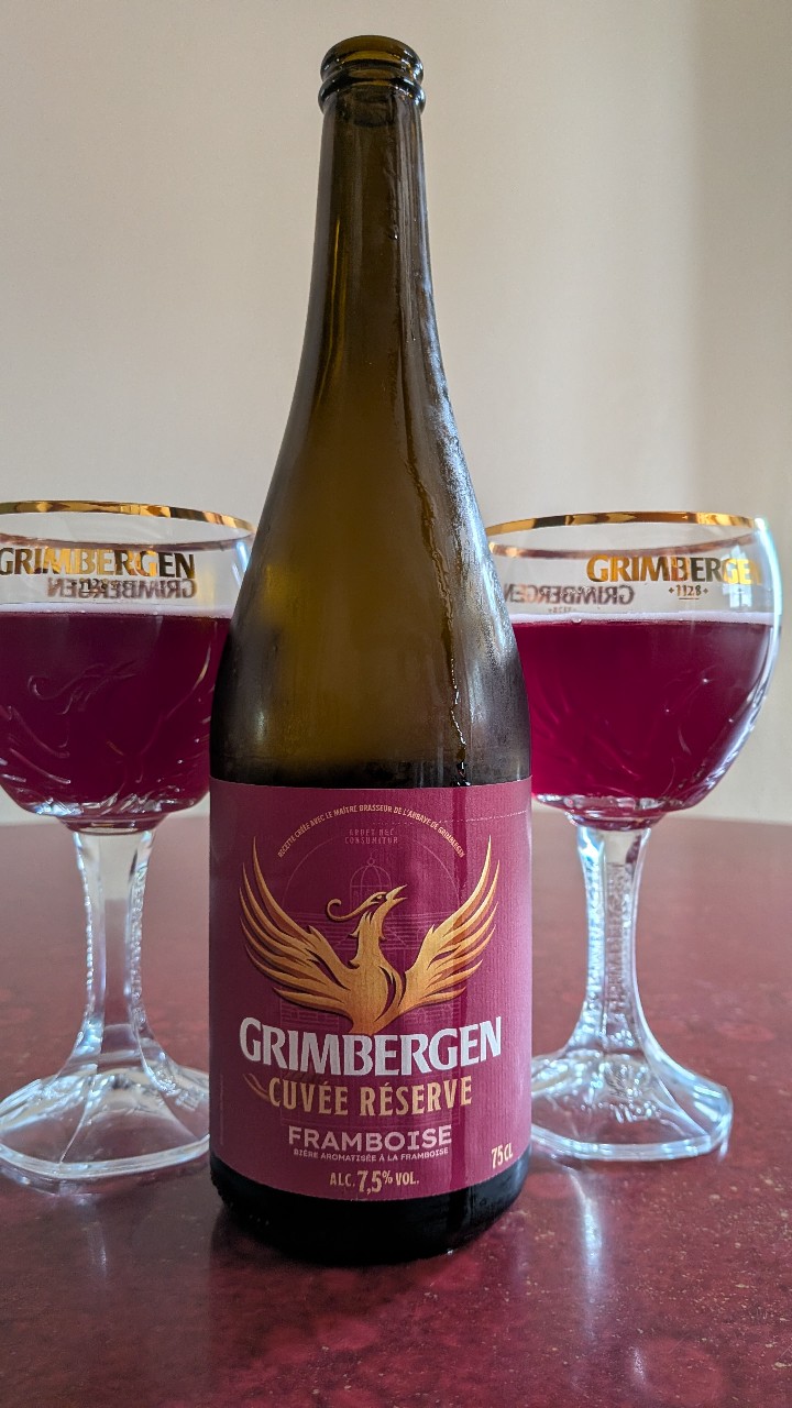 grimbergen cuvée réserve framboise, Belgium