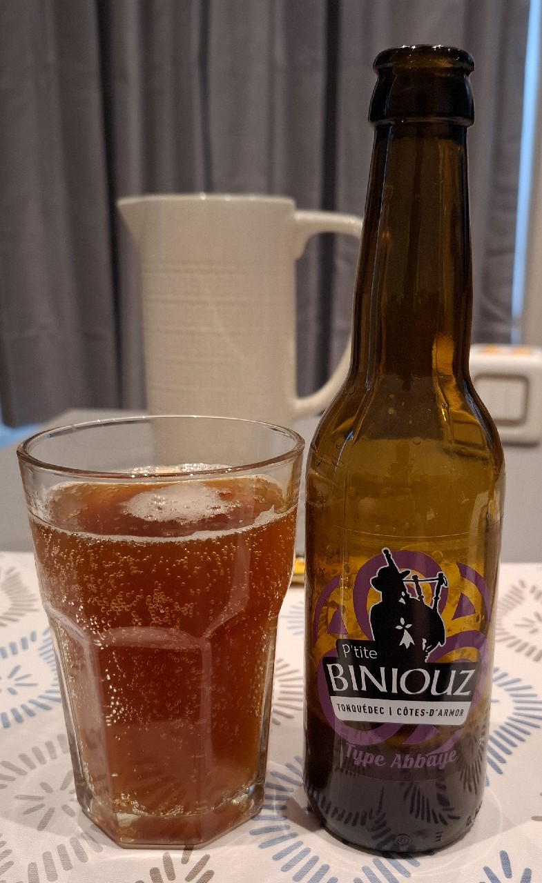 Ma P'tite Biniouz Abbaye, Brasserie Régionale De L'Ouest (Ex L'Hirondelle - Ménez Bré)