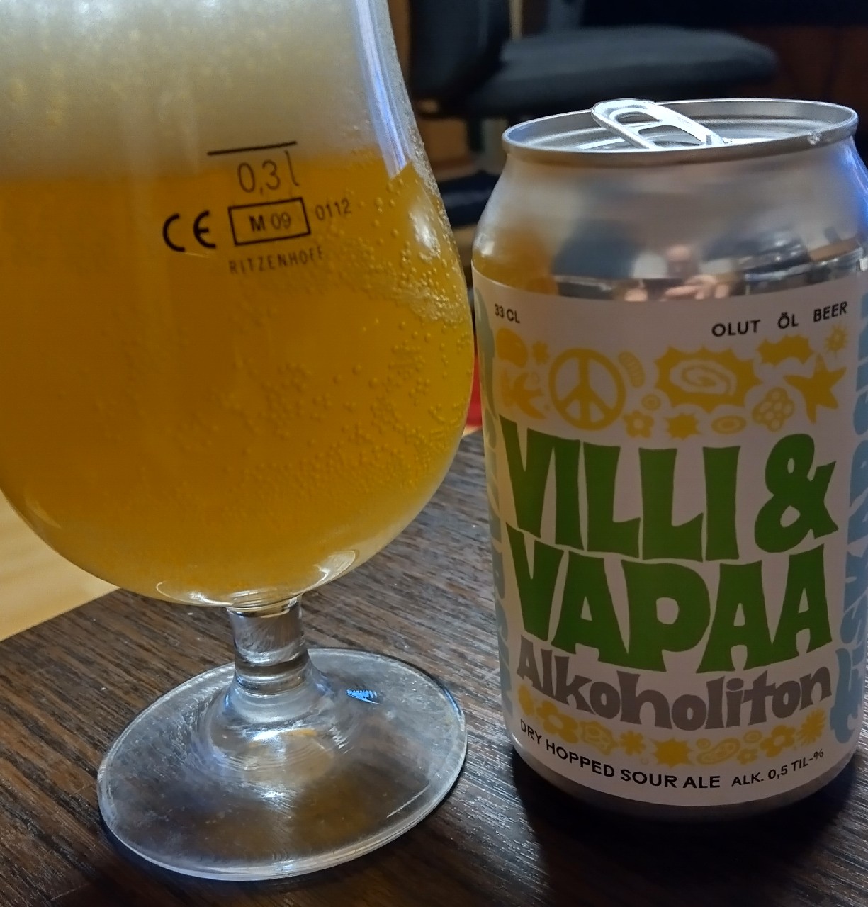 Villi & Vapaa Alkoholiton Dry Hopped Sour Ale, Finland