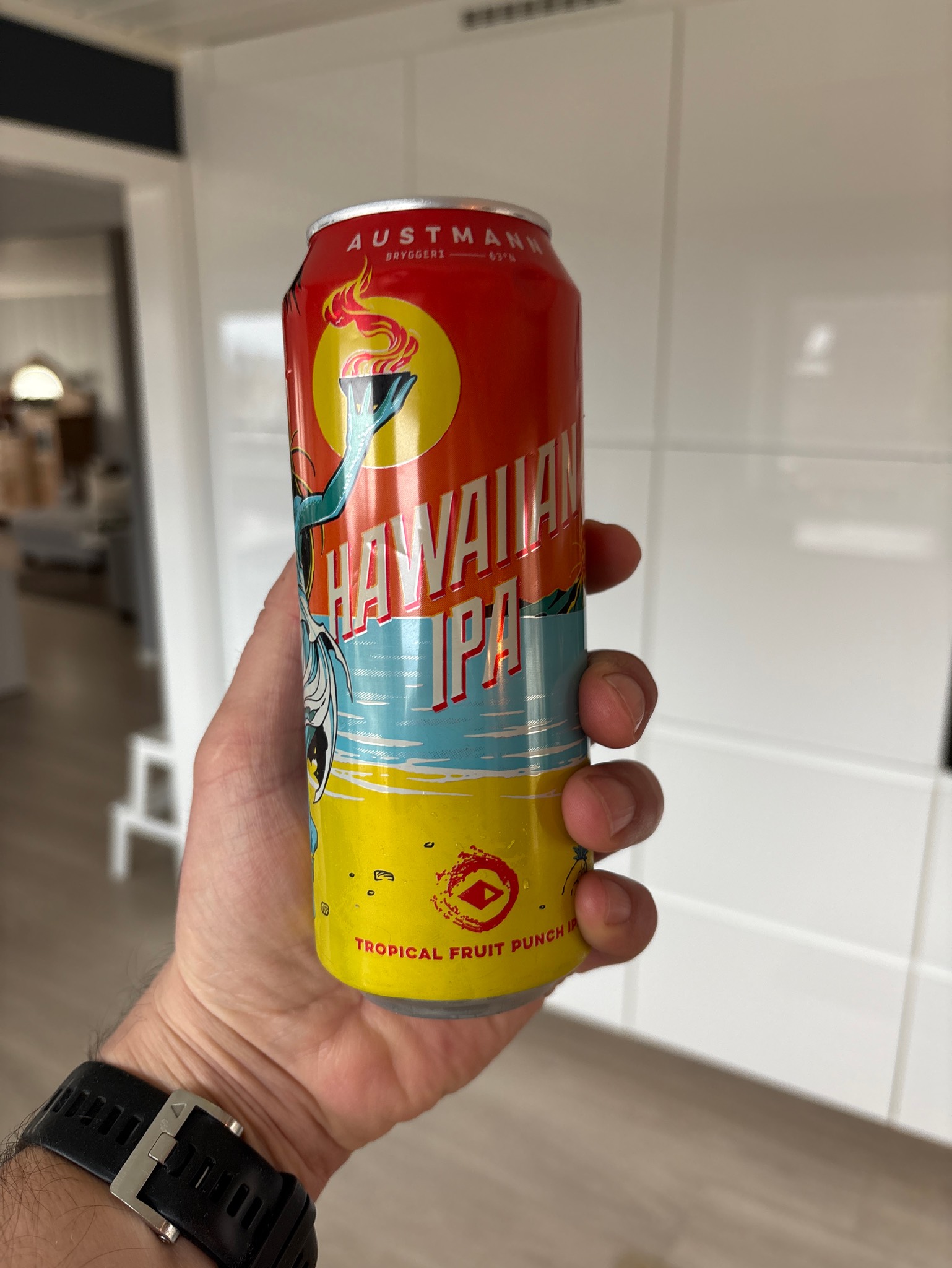 HAWAIIAN IPA TROPICAL FRUIT PUNCH IPA, Austmann Bryggeri