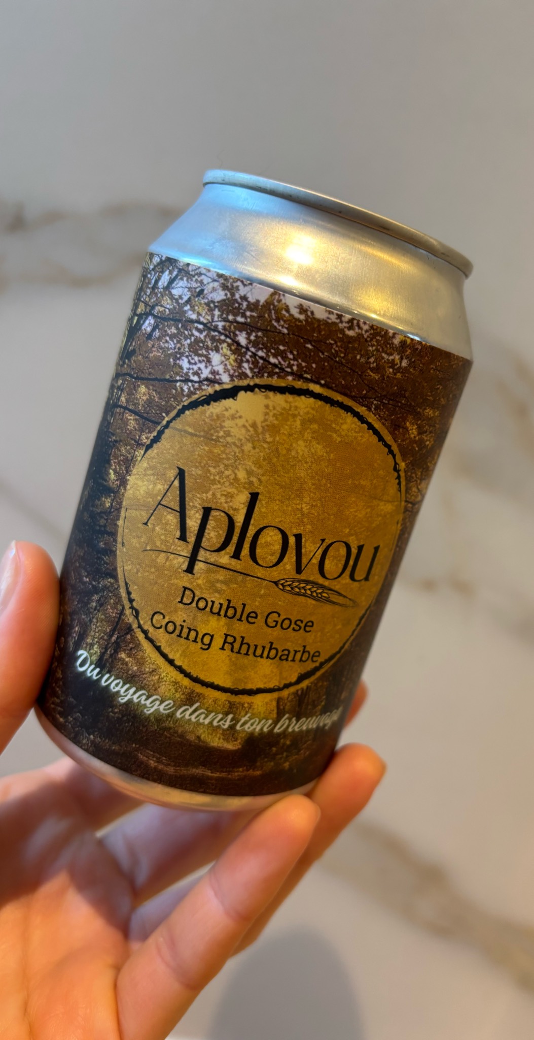 Aplovou Double Gose Coing Rhubarbe, Aplovou