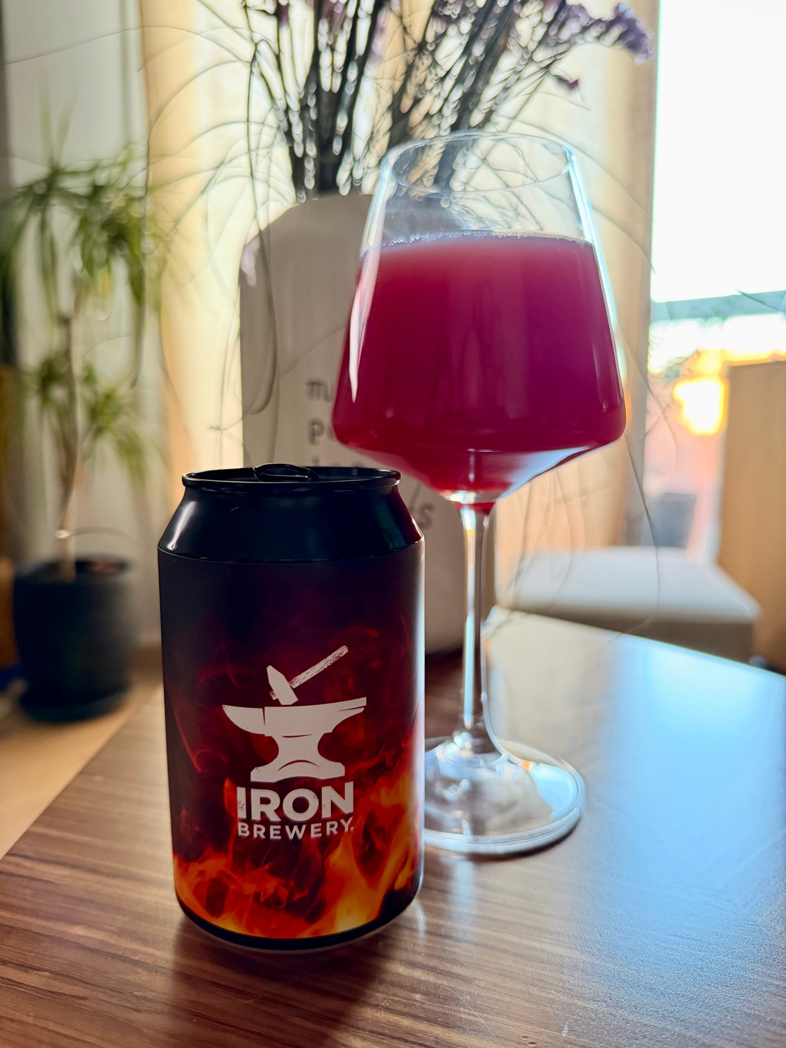 Blackberry BBQ Ale, Brasserie Iron