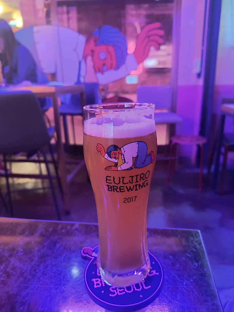 Euljiro cherry sour ipa, Euljiro Brewing