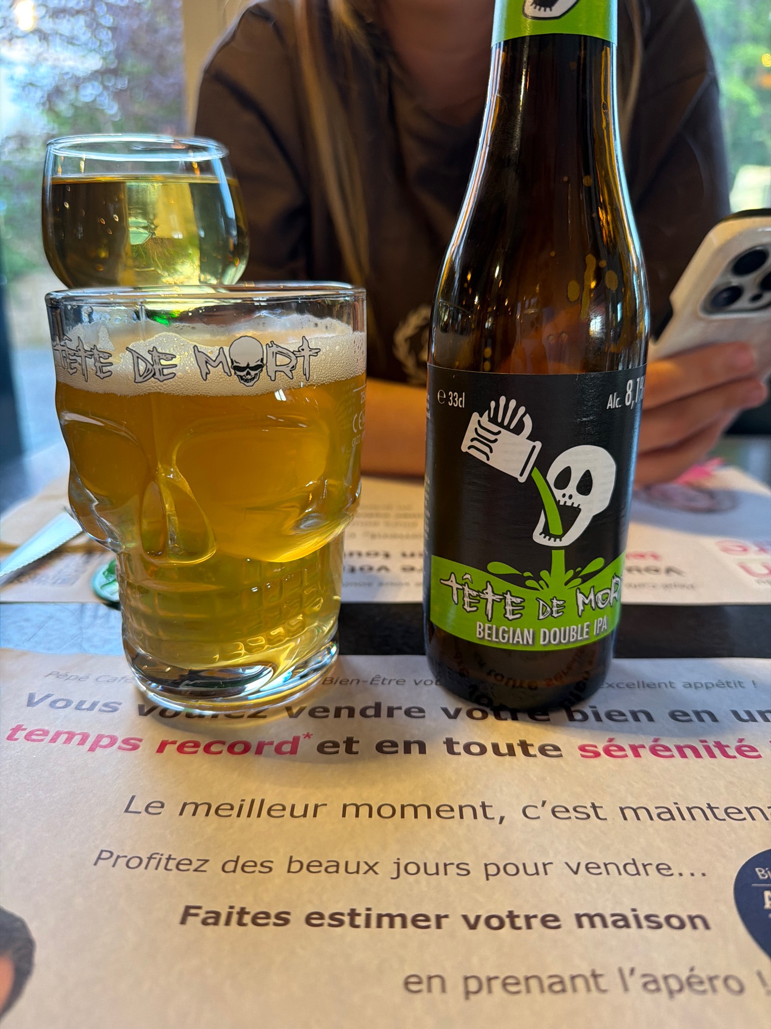 tête de mort double ipa, Brasserie Du Bocq
