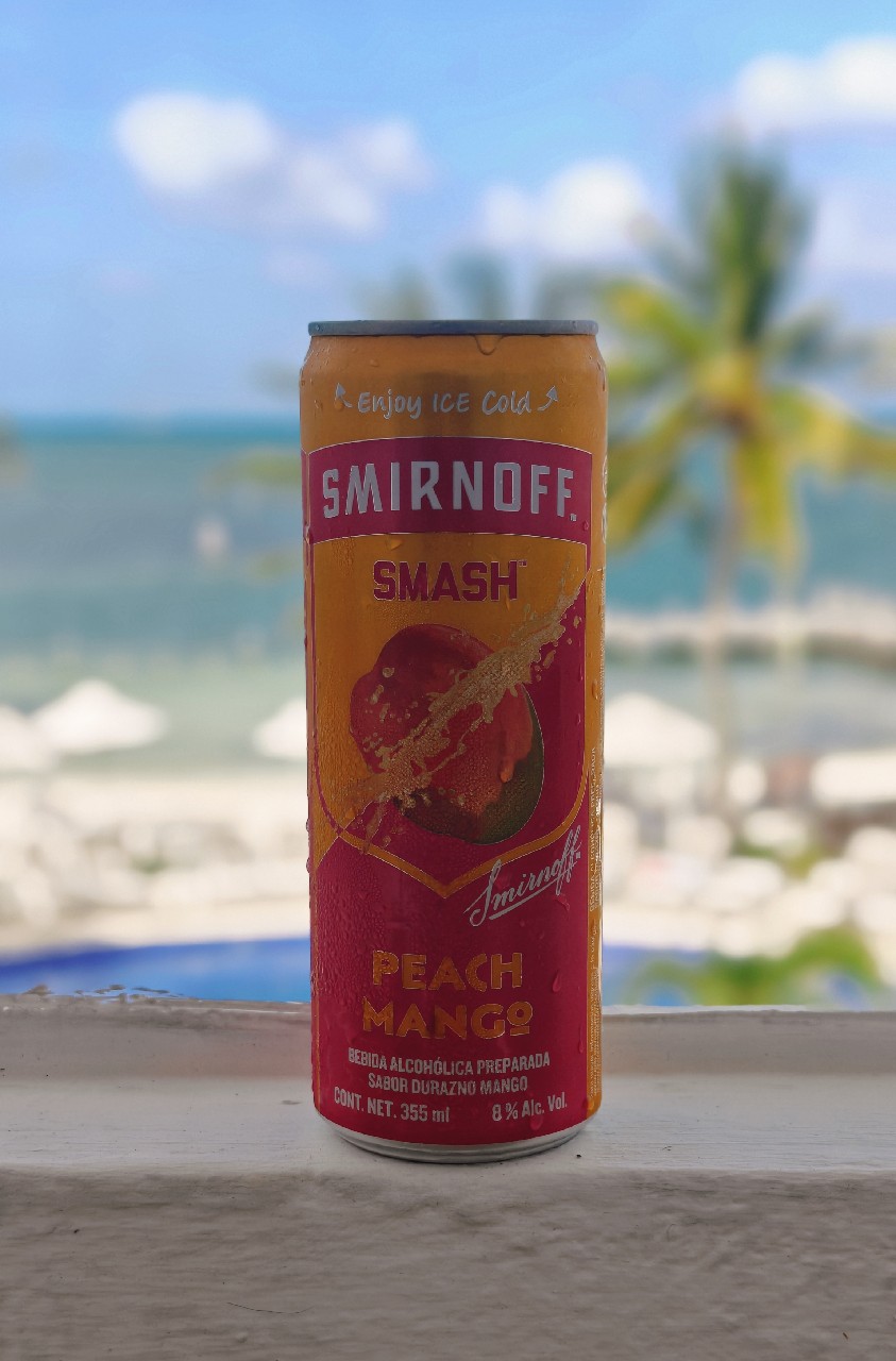 Smirnoff smash peach mango, The Smirnoff Co. USA