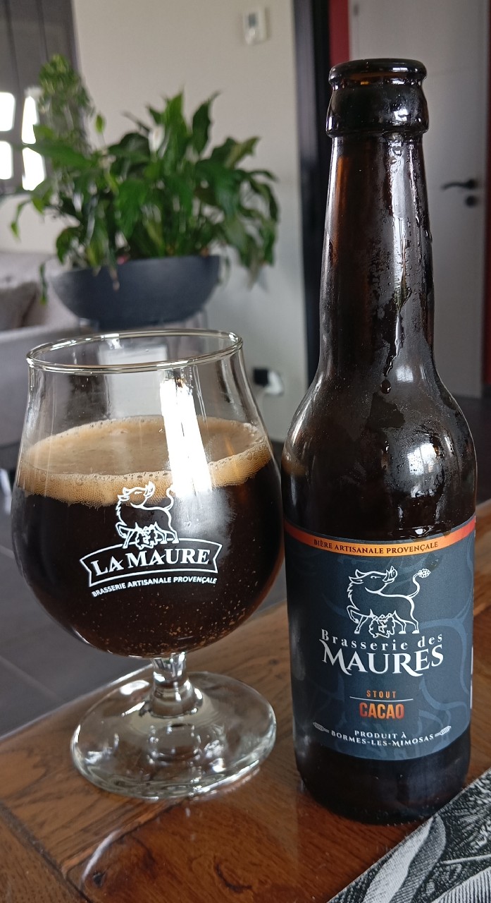 Maure Stout cacao, Brasserie Des Maures