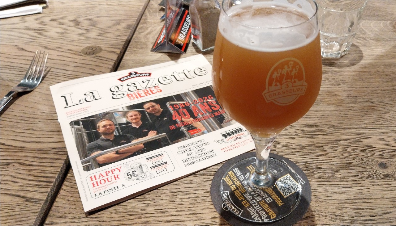 3 Brasseurs Blonde, Les 3 Brasseurs / The 3 Brewers Lille
