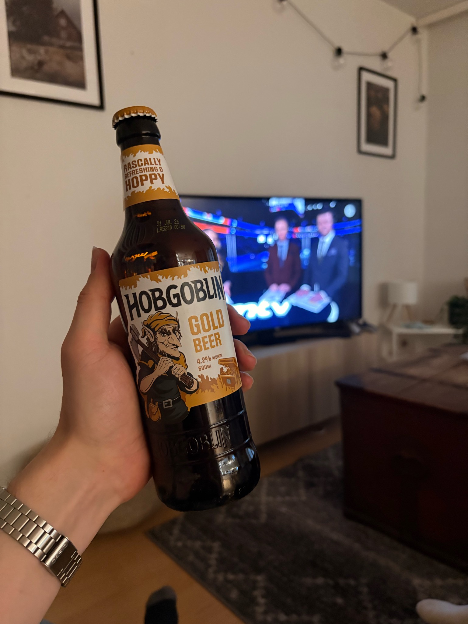 Hobgoblin Gold, Wychwood Brewery (Marston's Brewery)