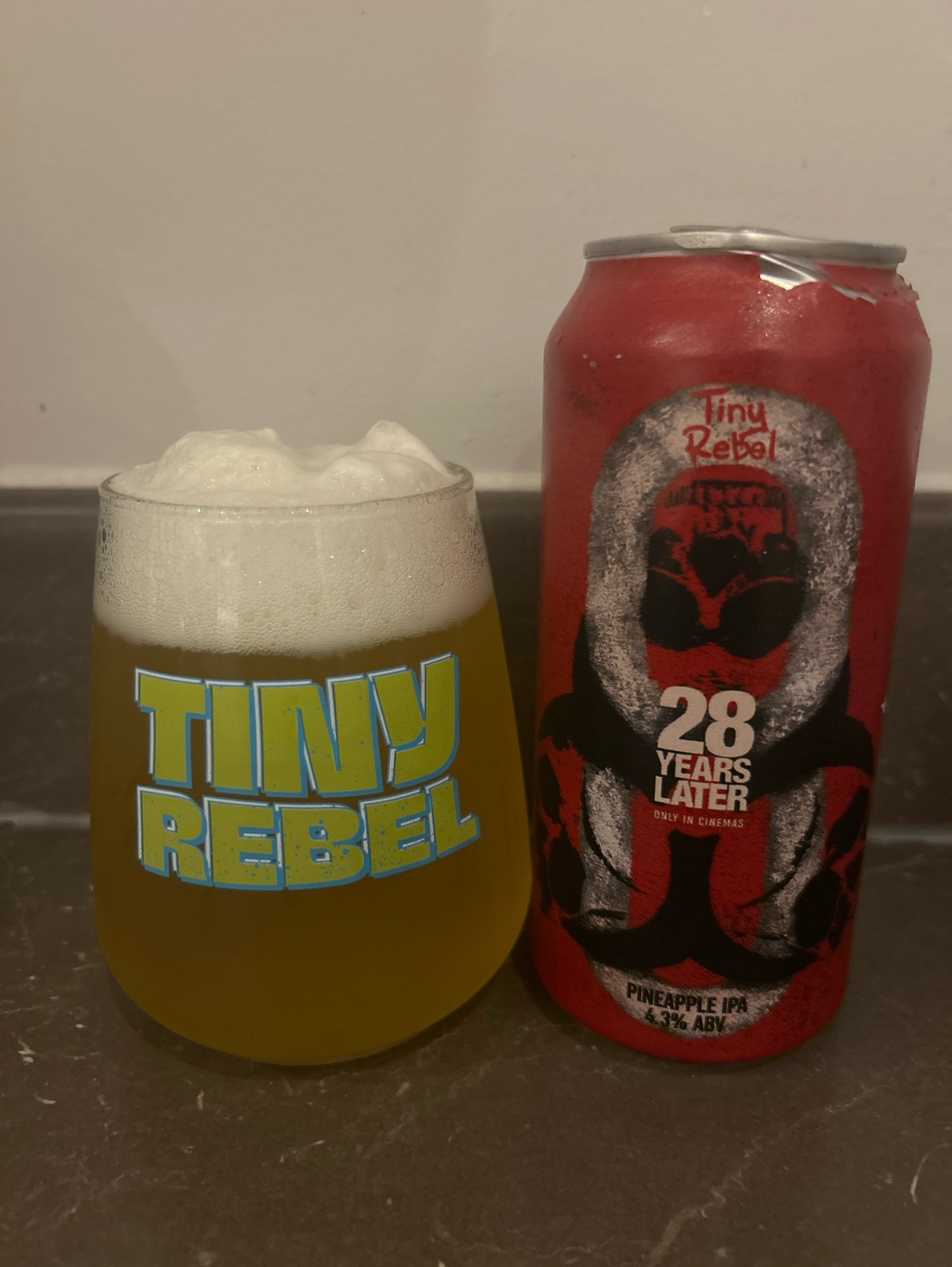 28 Years Later - Pineapple IPA, Tiny Rebel Brewing