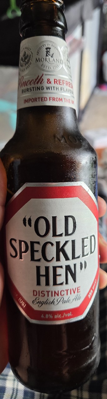 old speckled hen distinctive, Morland brewing
