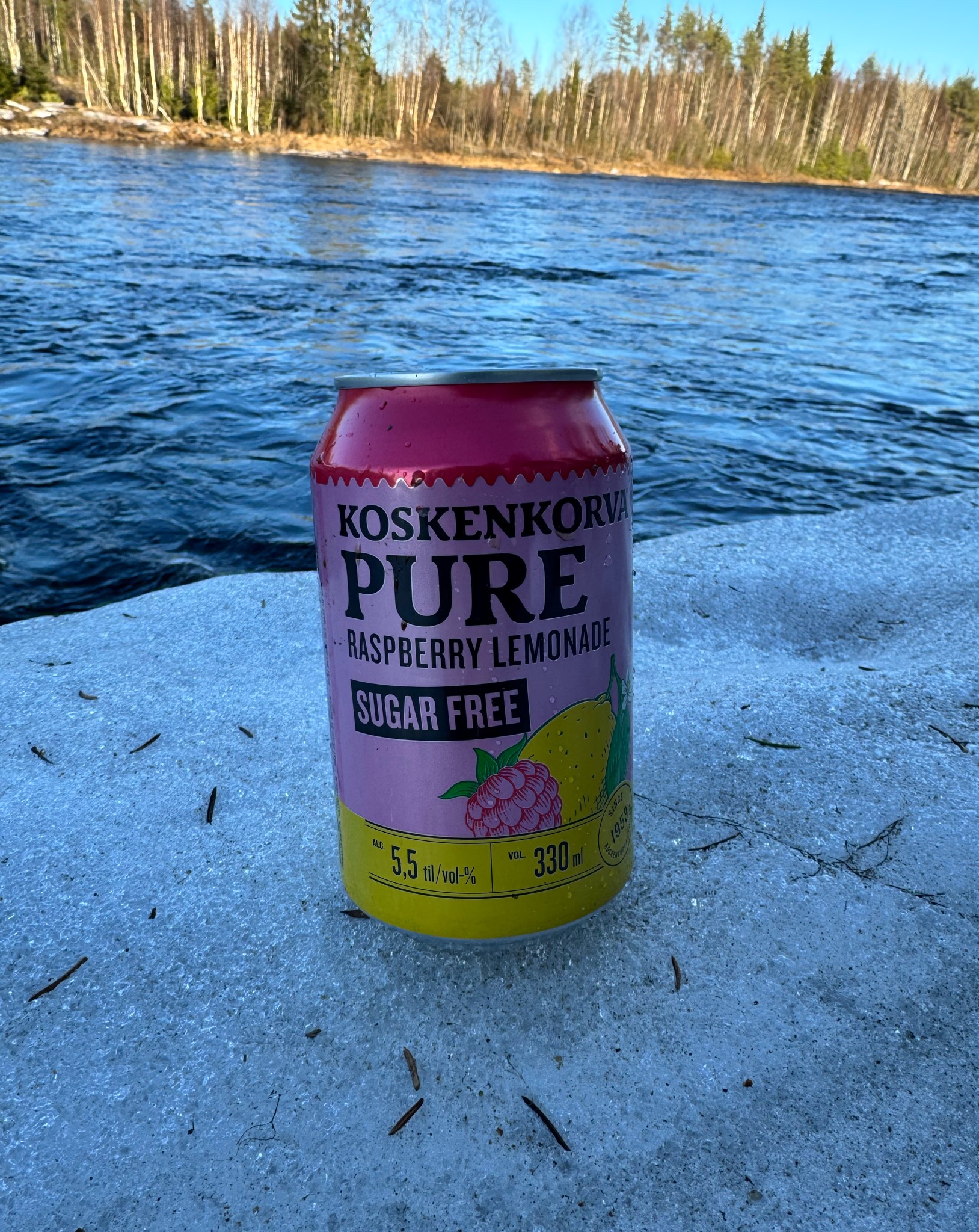 Koskenkorva Pure Raspberry Lemonade Sugarfree, Finland