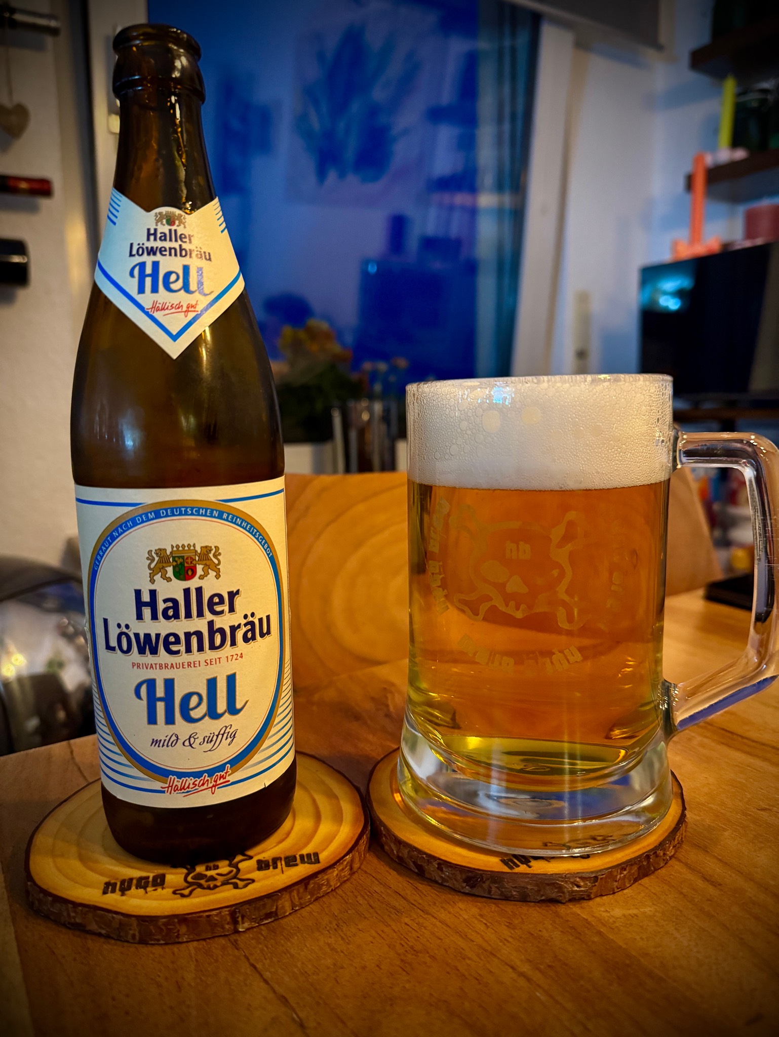 Hell, Haller Löwenbräu