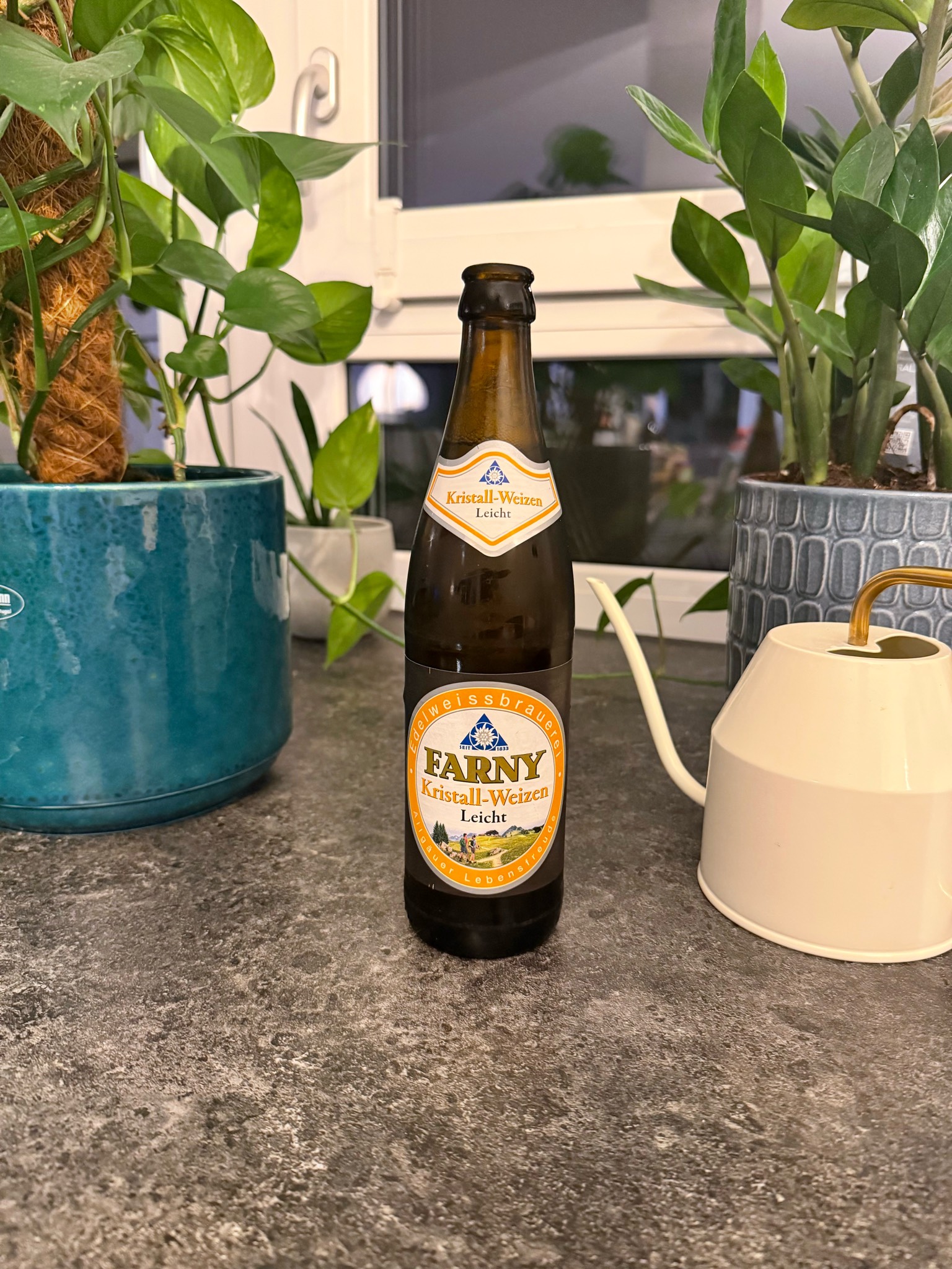 Kristall Weizen Leicht, Edelweissbrauerei Farny