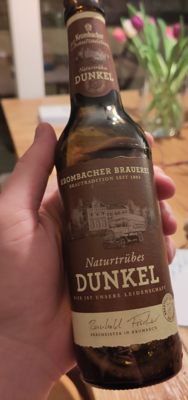 Krombacher Naturtrübes Dunkel, Krombacher Brauerei