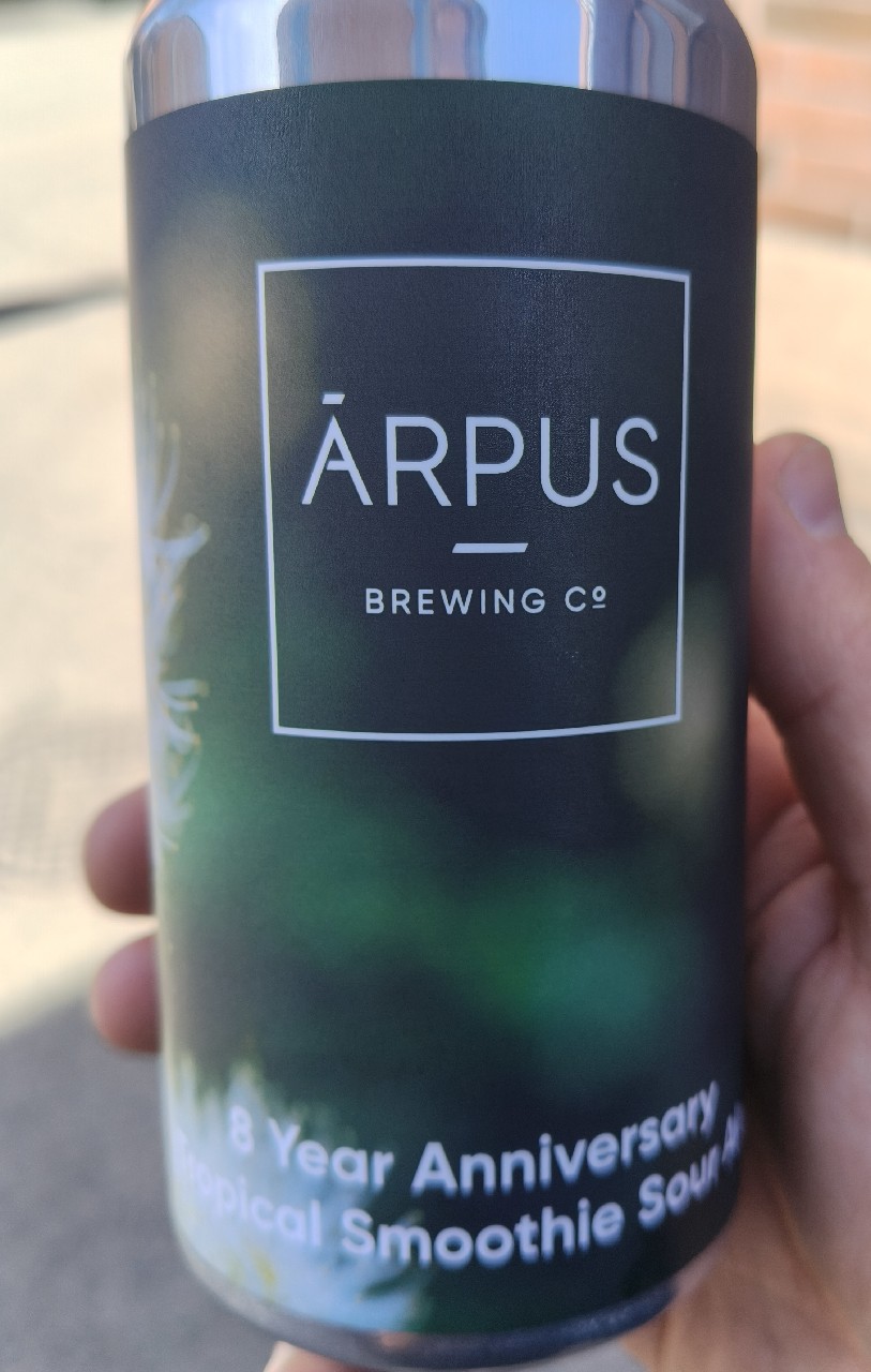 8 Year Anniversary Tropical Smoothie Sour Ale, Ārpus Brewing Co.