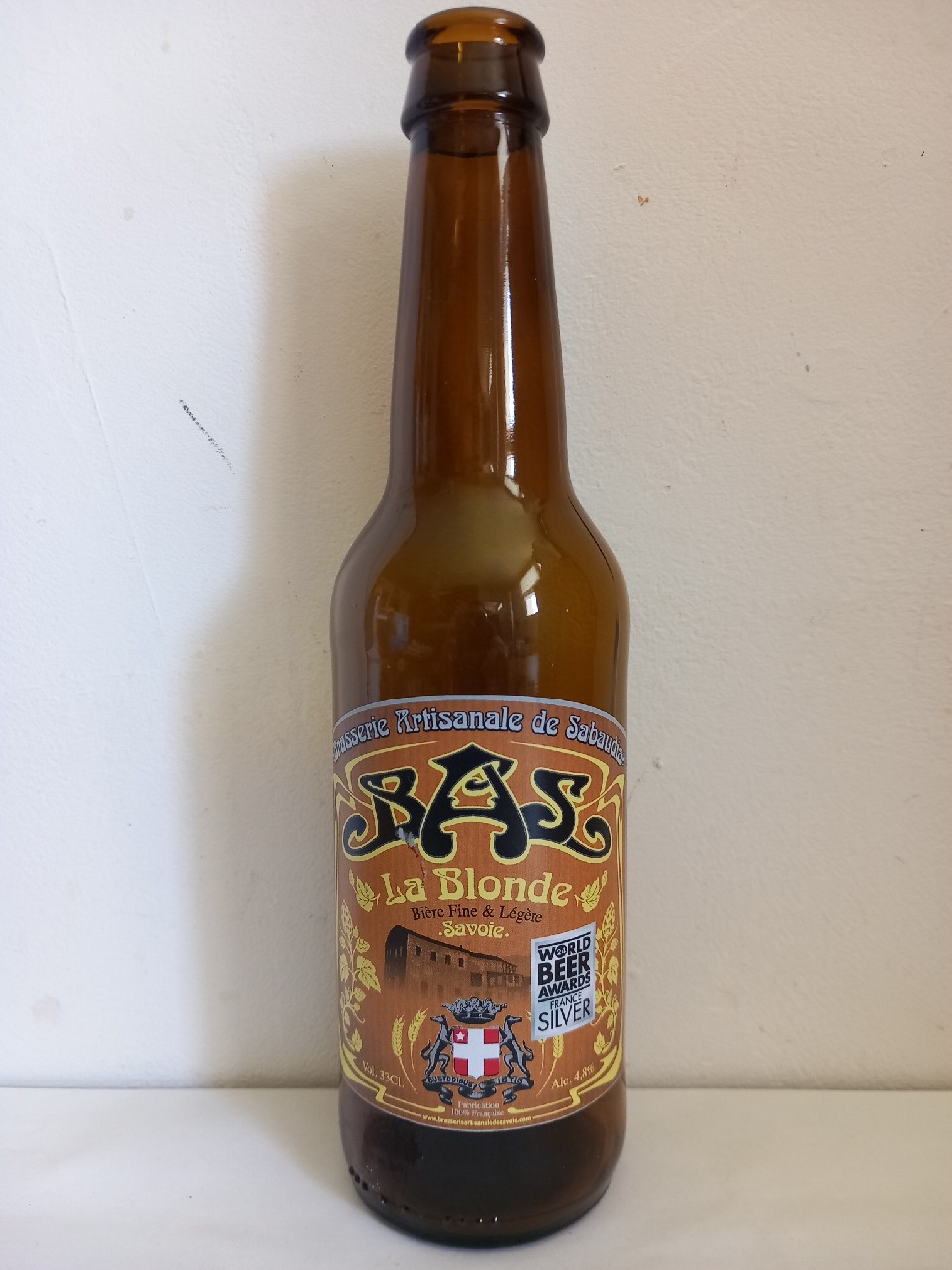 BAS Blonde, BAS - Brasserie Artisanale De Sabaudia