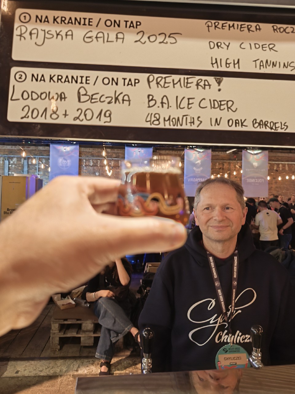 lodowa beczka 2018+2019 48 montbs oak ba, Cydr Chyliczki