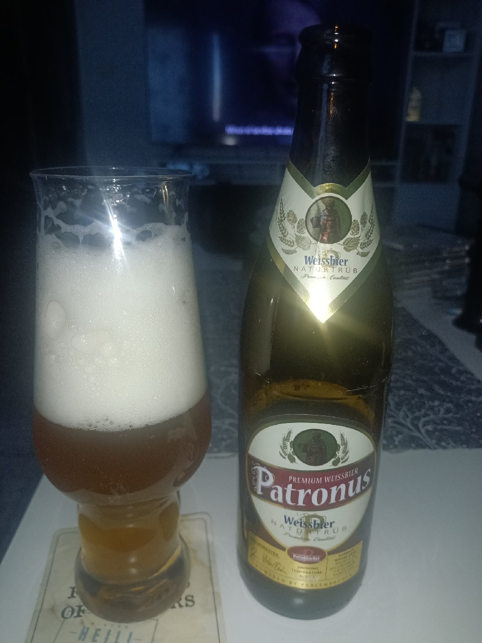 Patronus Premium Weissbier, Frankfurter Brauhaus (TCB Beverages)