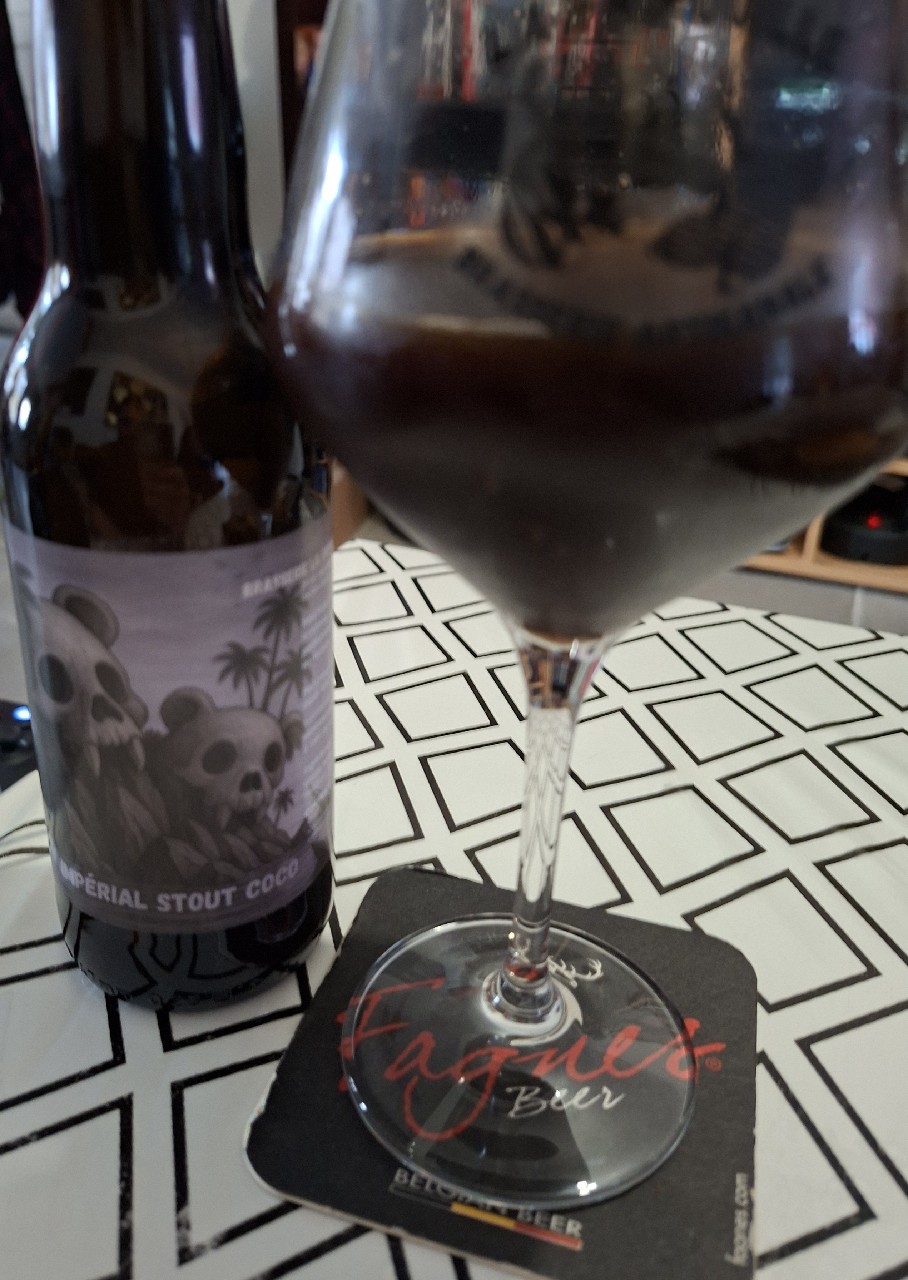 Impérial stout coco, Brasserie La Fripouille