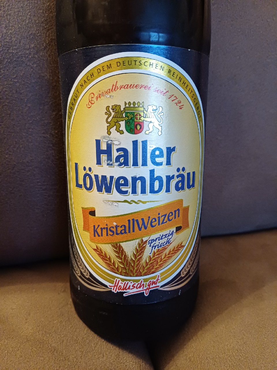Haller Löwenbräu KristallWeizen, Haller Löwenbräu