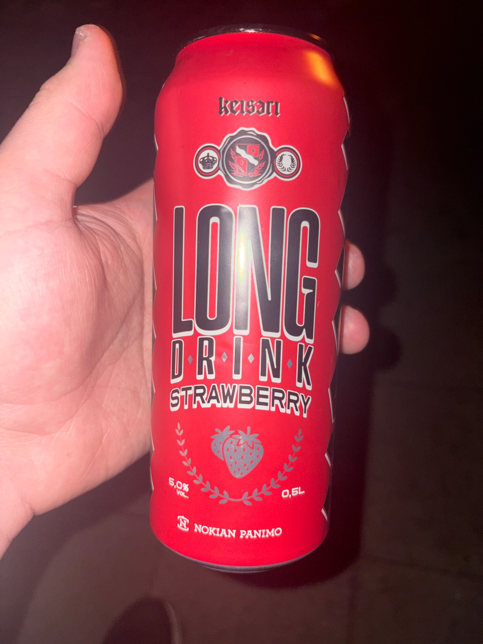 Keisari Long Drink Strawberry, Finland