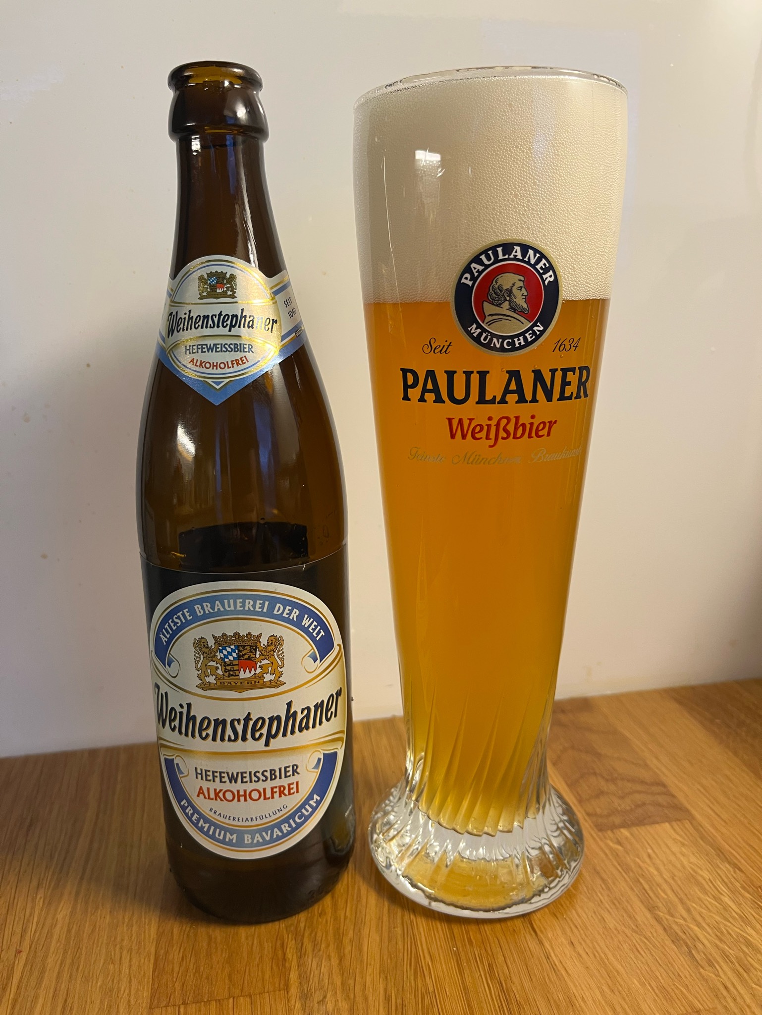 Weihenstephaner Hefeweissbier Alkoholfrei, Germany