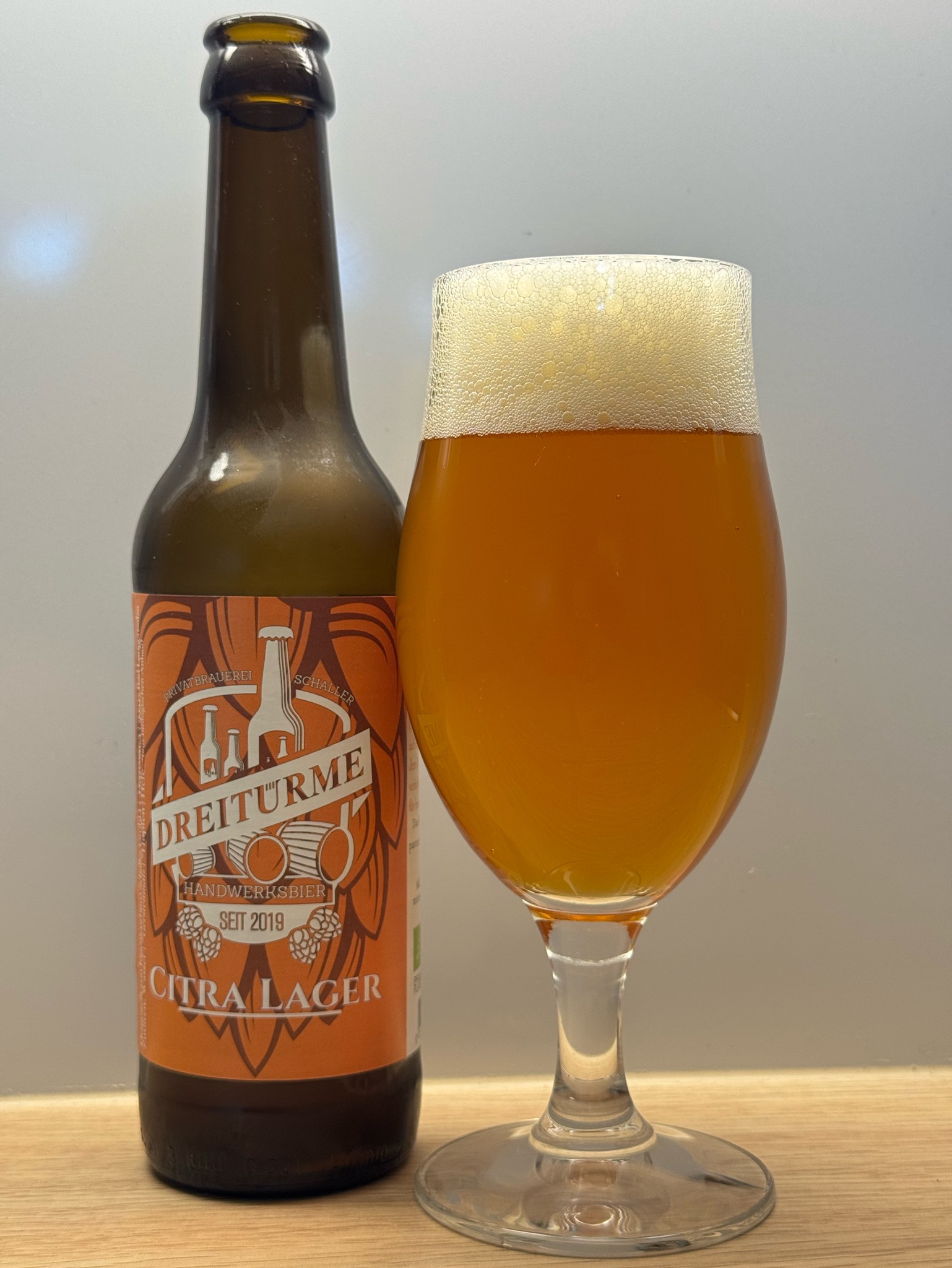 Dreitürme Citra Lager, Dreitürme Privatbrauerei Schaller