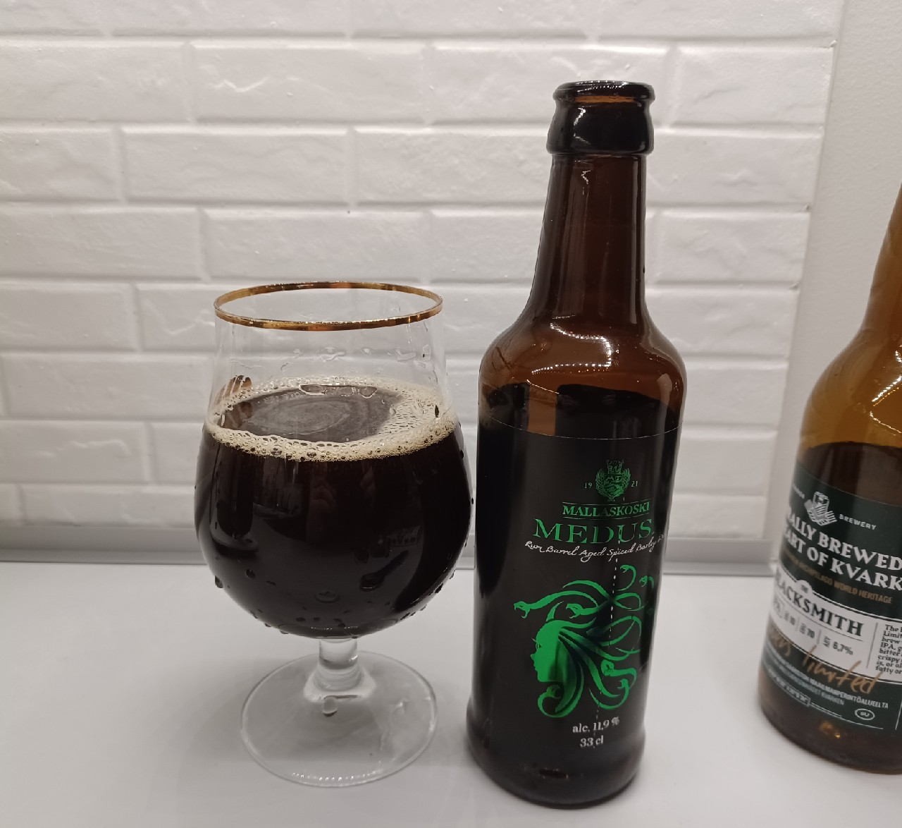 Medusa Rum Barrel Aged Spiced Barley Wine, Finland