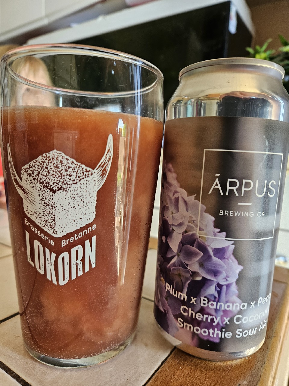 Plum x Banana x Peach x Cherry x Coconut Smoothie Sour Ale, Ārpus Brewing Co.