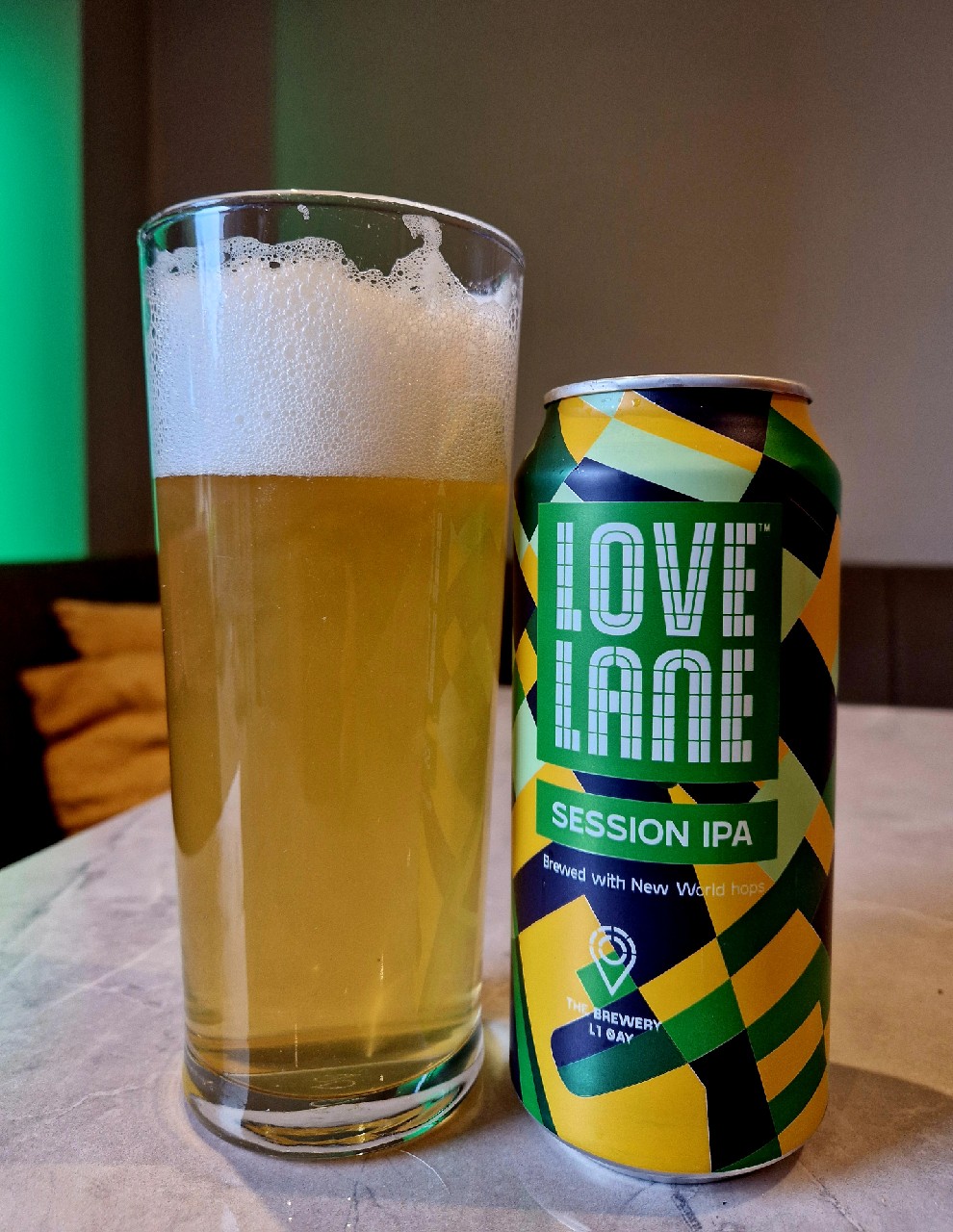 Love Lane Session IPA, Love Lane Brewing