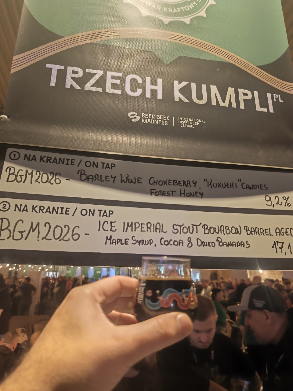 bgm 2026 ice imperial stout maple sirup cocoa & dried bananas bourbon ba, Browar Trzech Kumpli