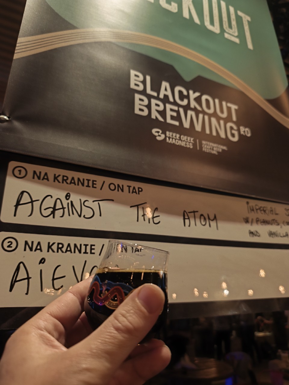 Against the Atom, Blackout Brewing